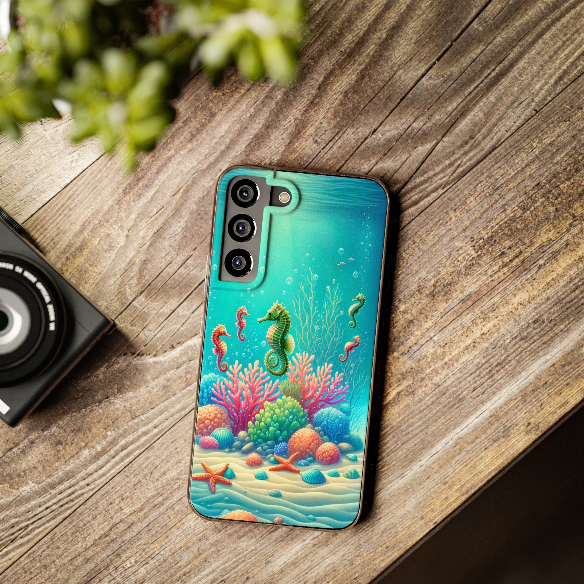 Seahorses - Soft Phone Case