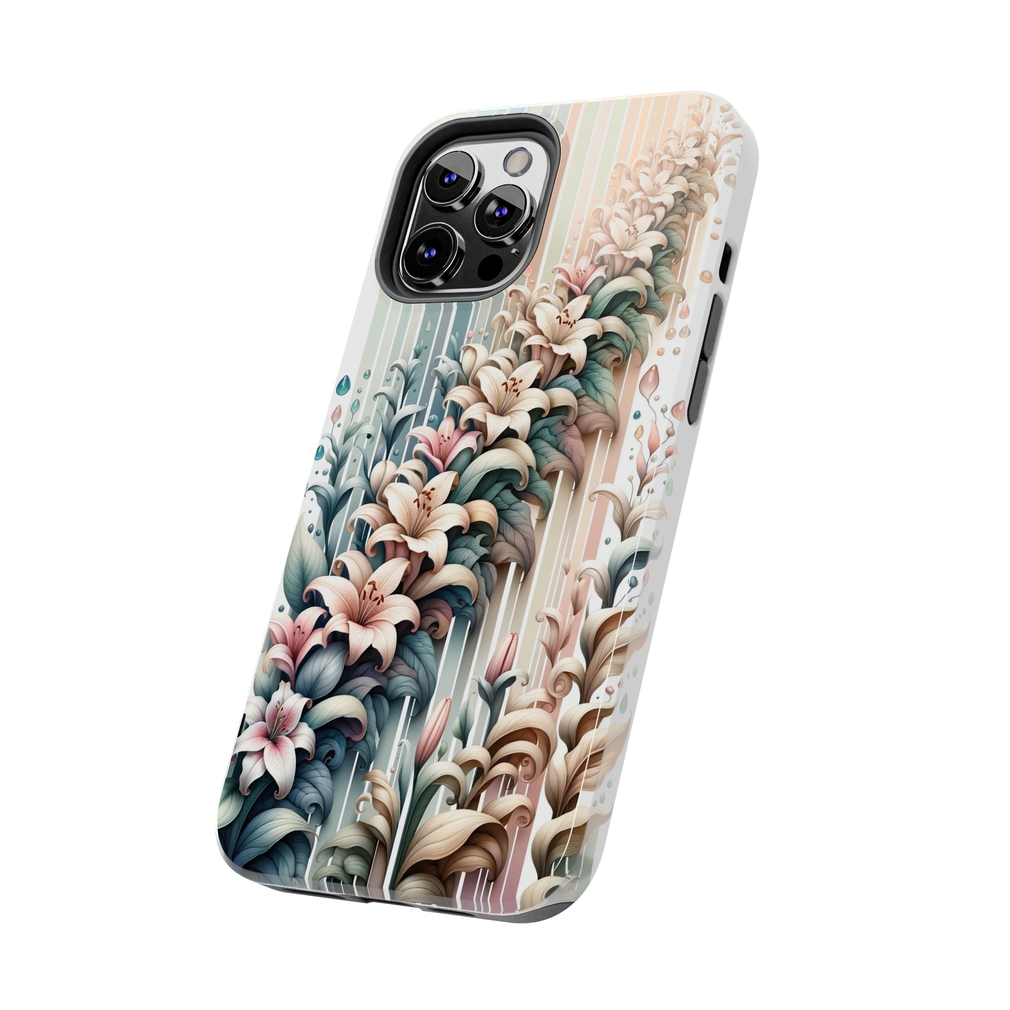 Pastel lilies - Tough Phone Case