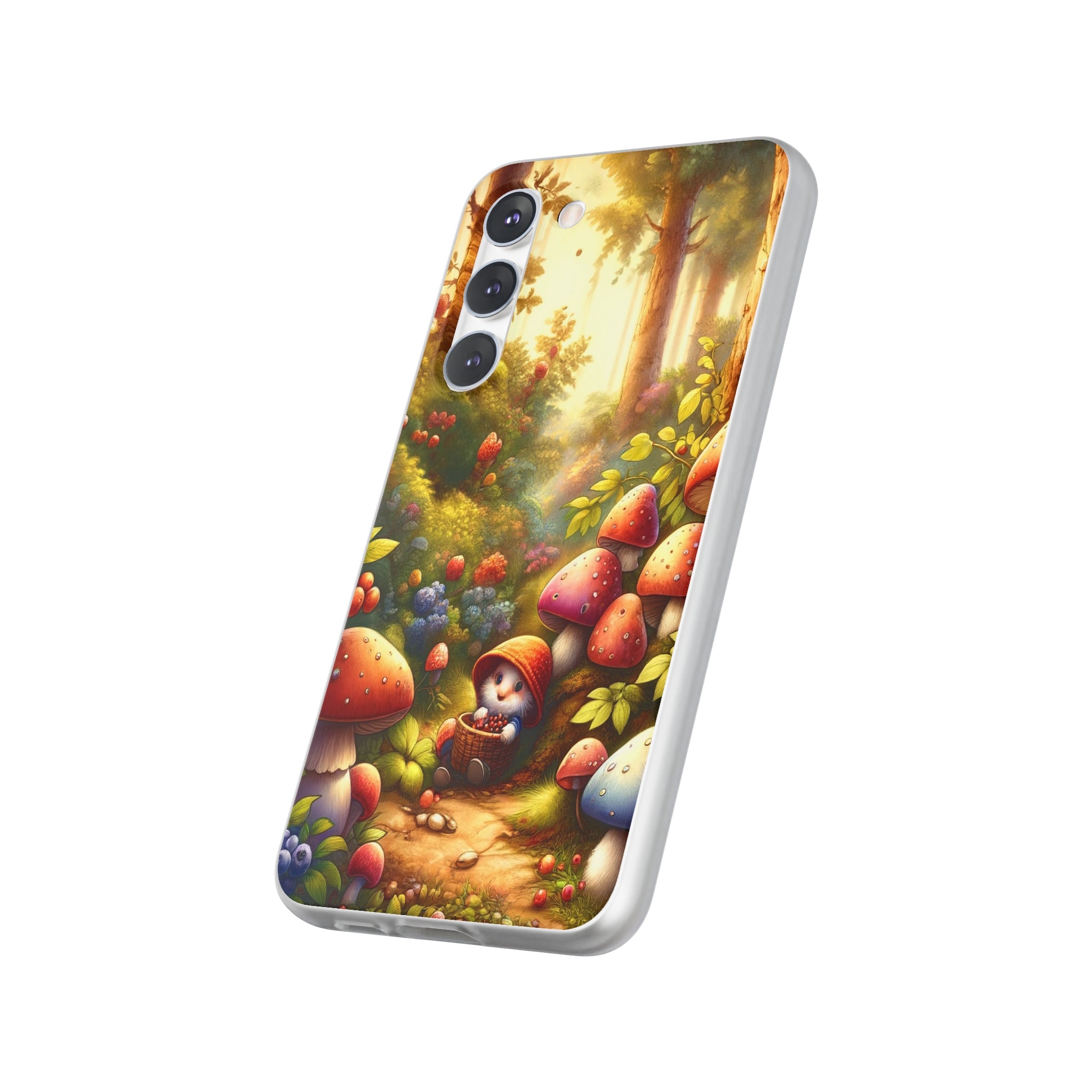 Gnome and mushrooms - Flexi Case (Samsung only)