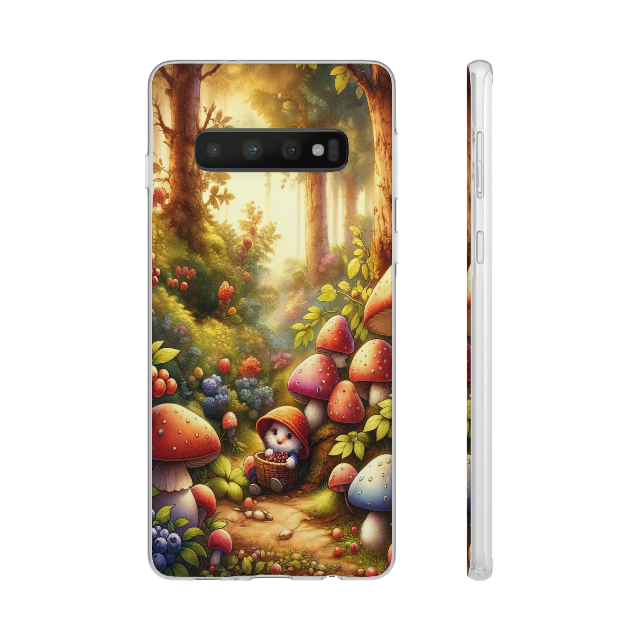 Gnome and mushrooms - Flexi Case (Samsung only)