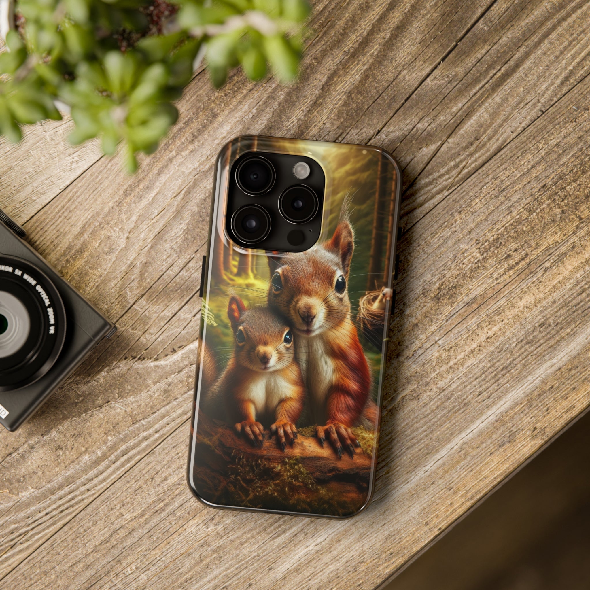 Two squirrels - Tough Phone Case