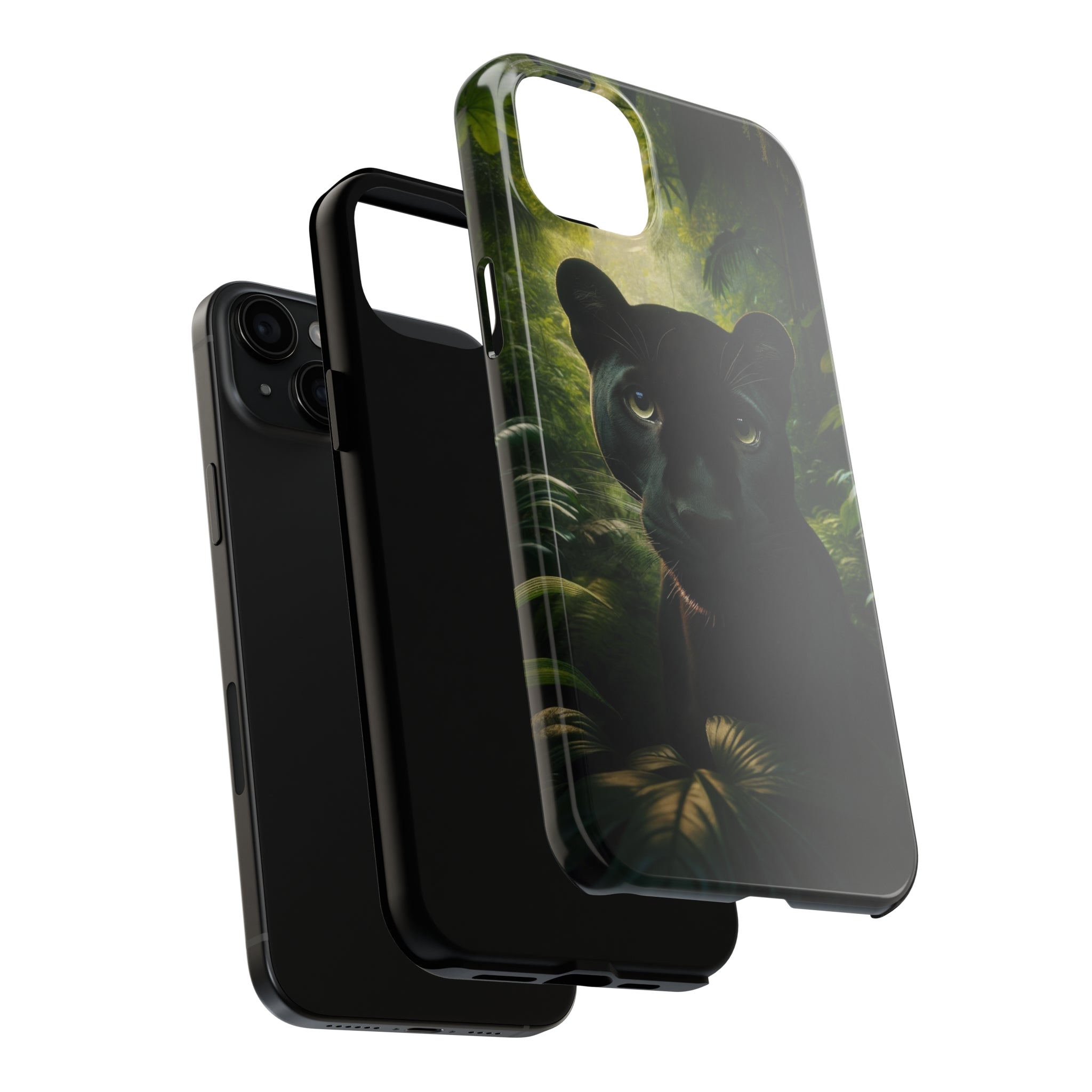 Curious black panther - Tough Phone Case