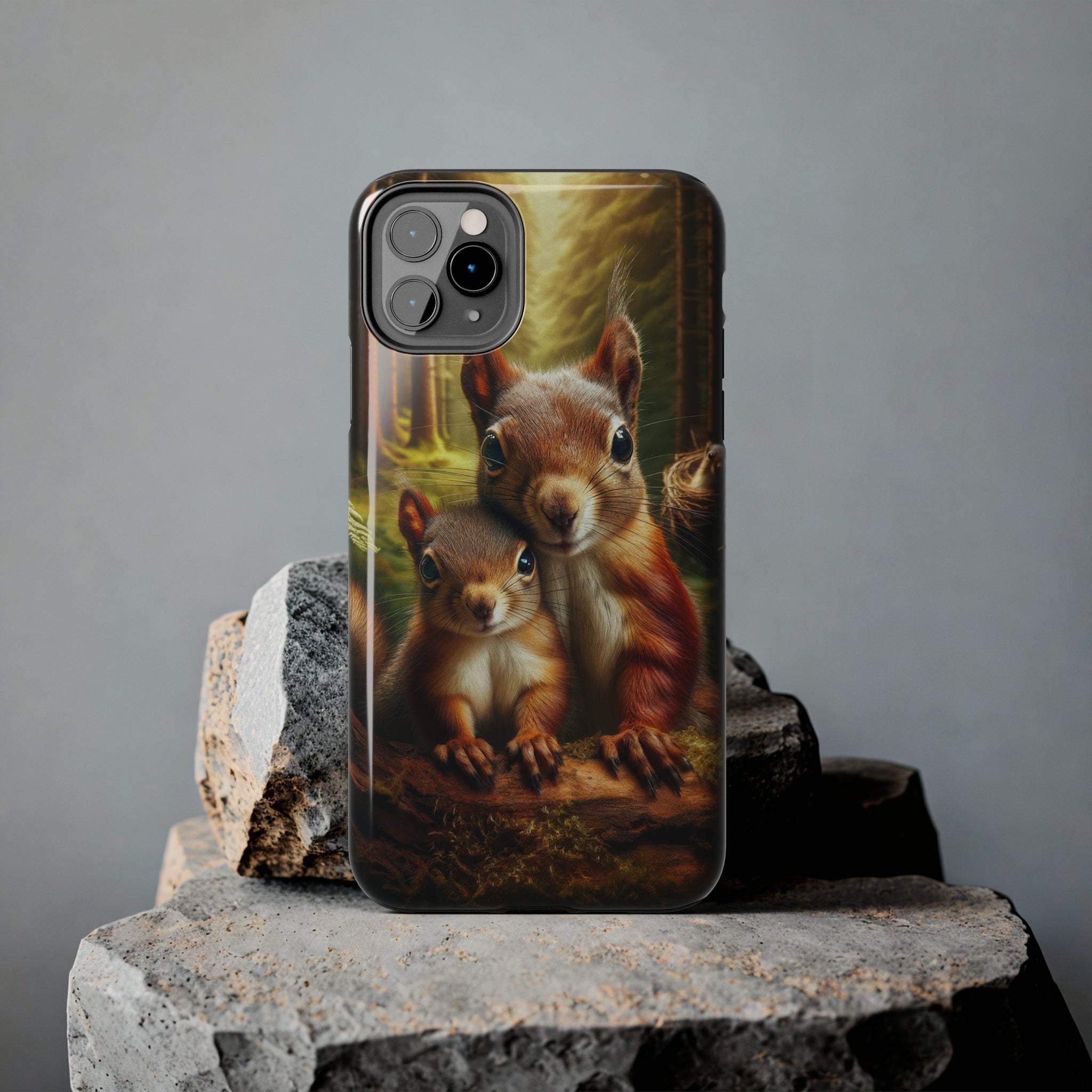 Two squirrels - Tough Phone Case