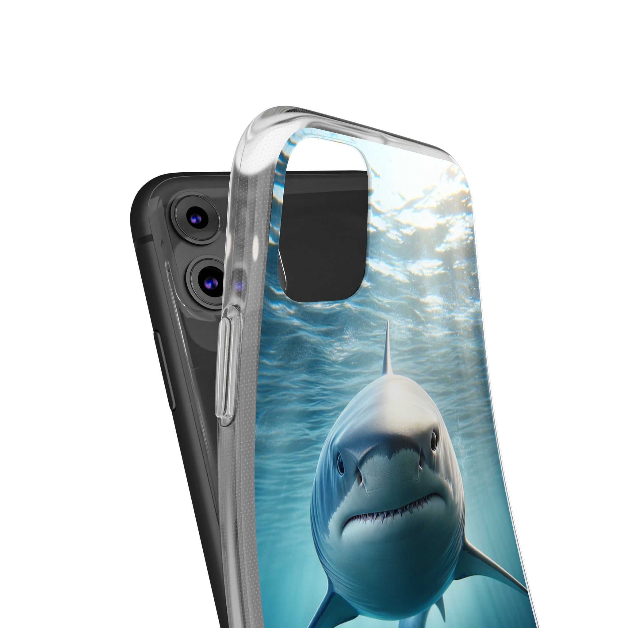 Curious Shark - Soft Phone Case