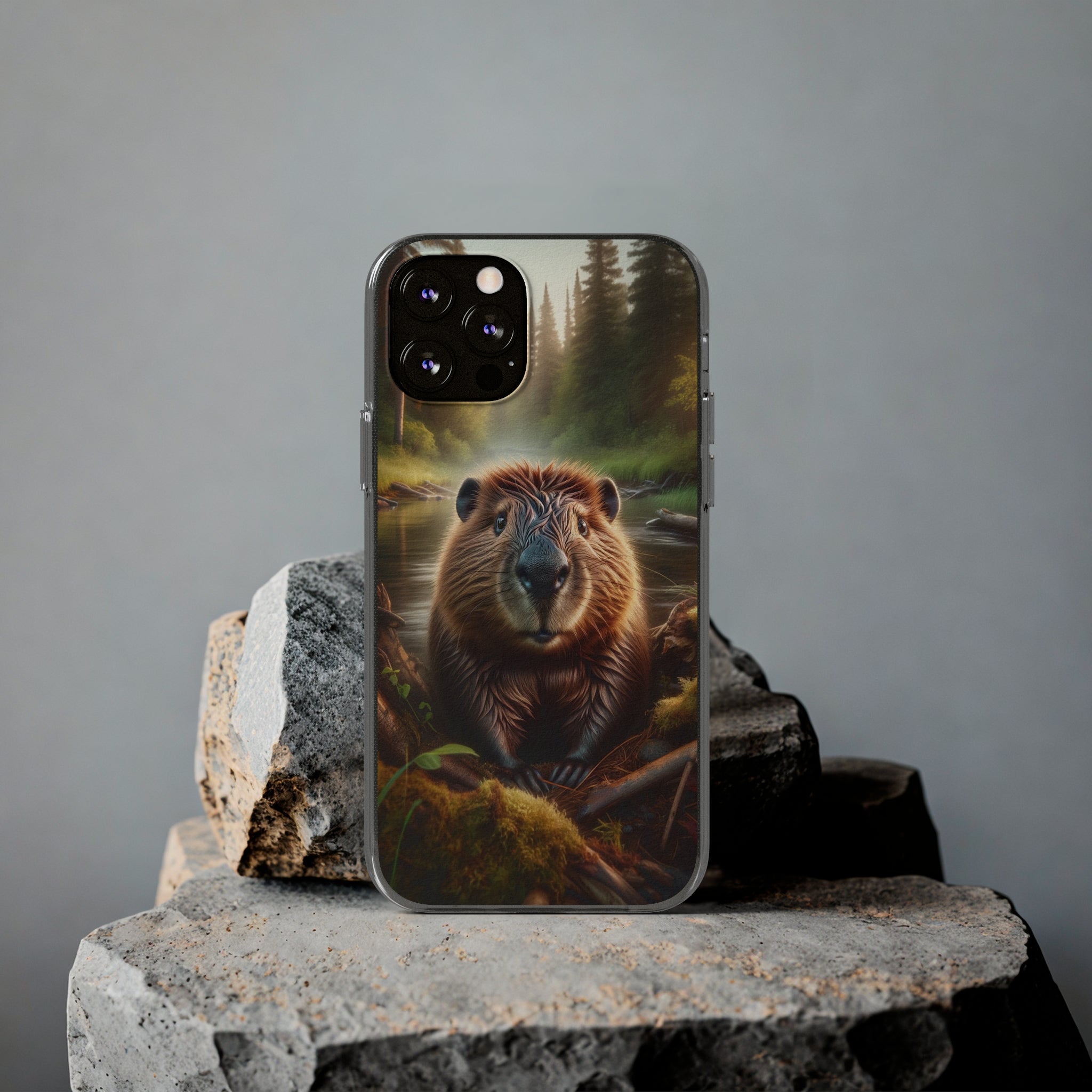 Sad Beaver - Soft Phone Case