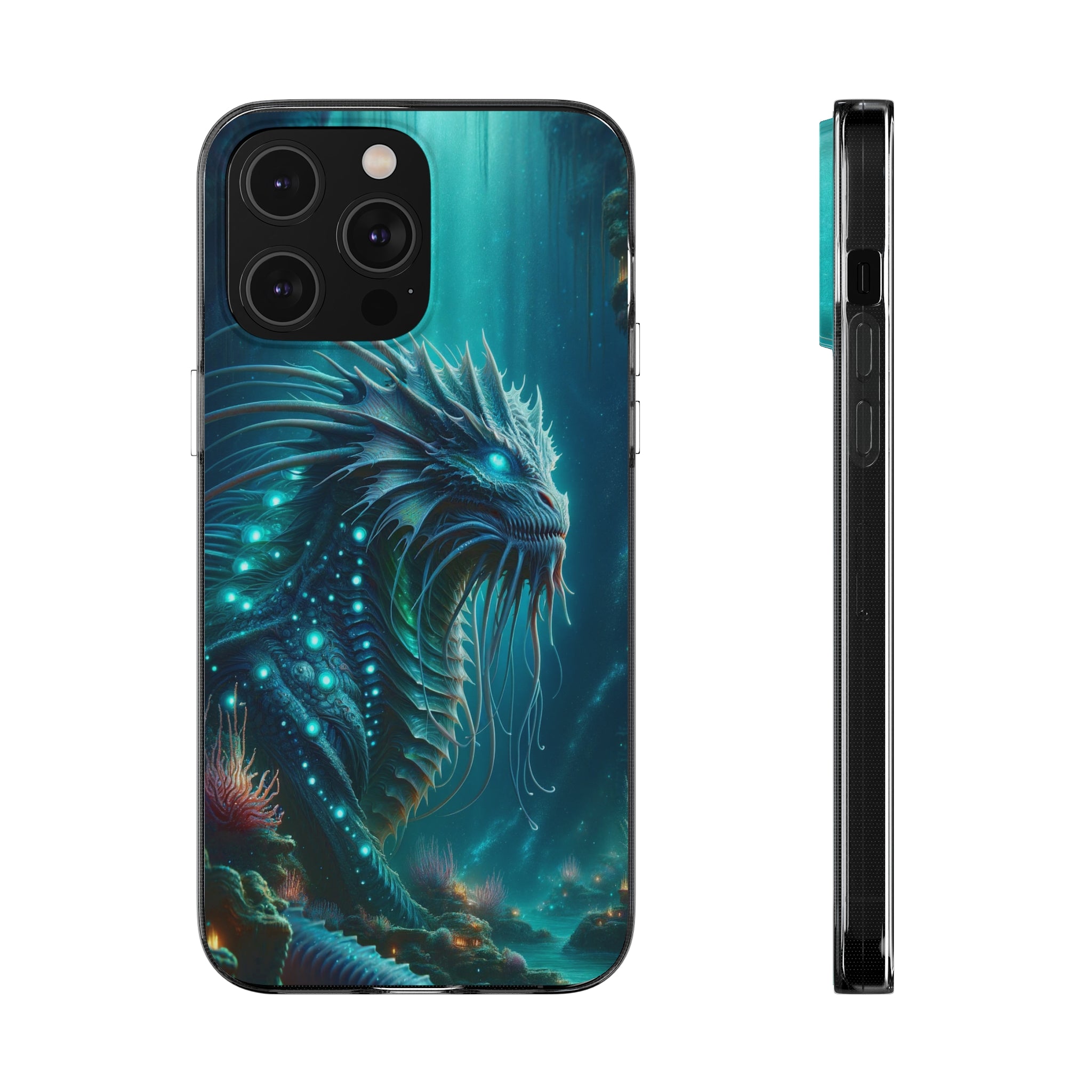 Sea monster - Soft Phone Case