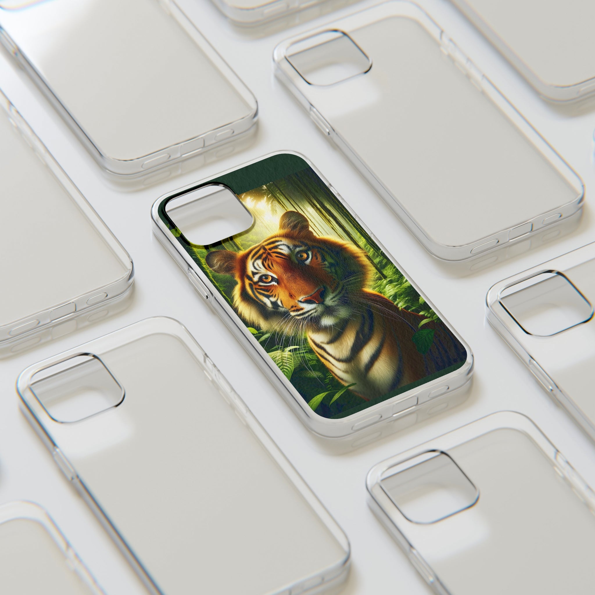 Curious Tiger - Soft Phone Cases