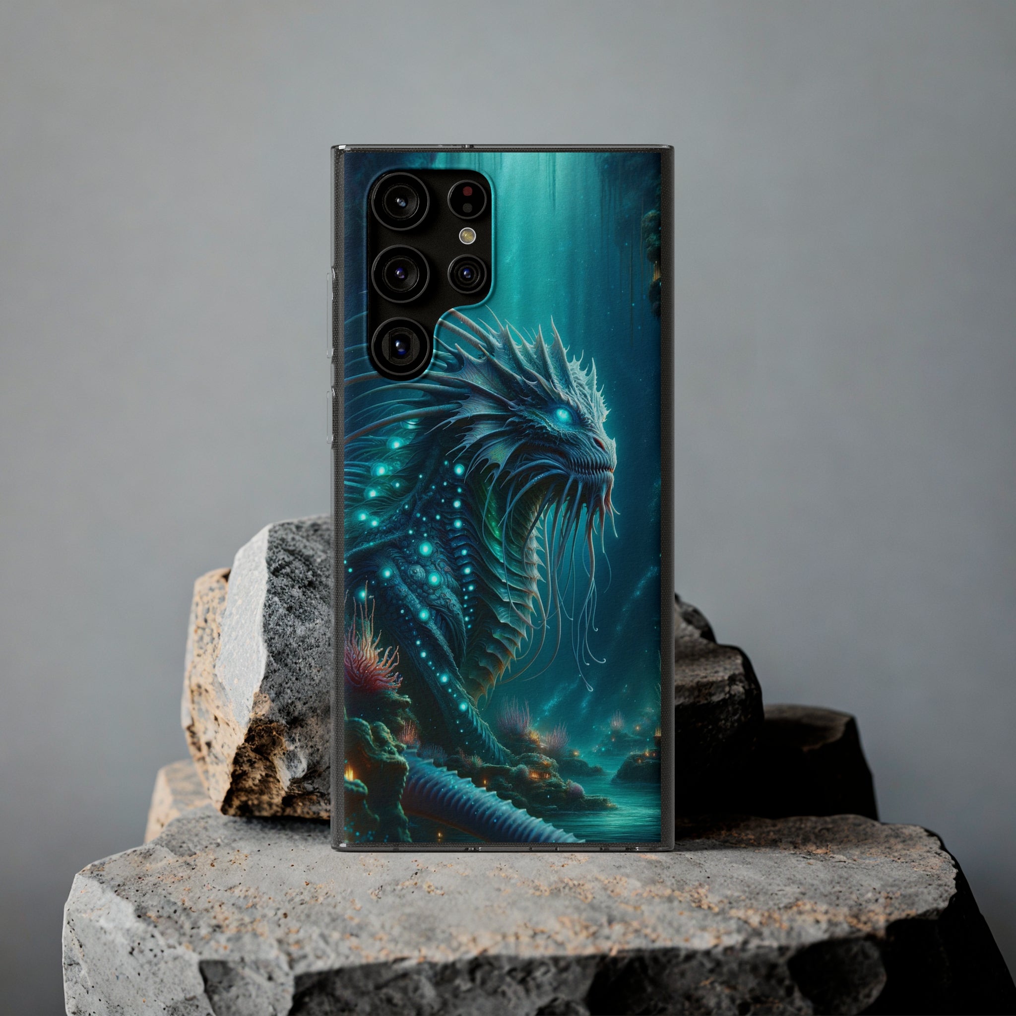 Sea monster - Soft Phone Case