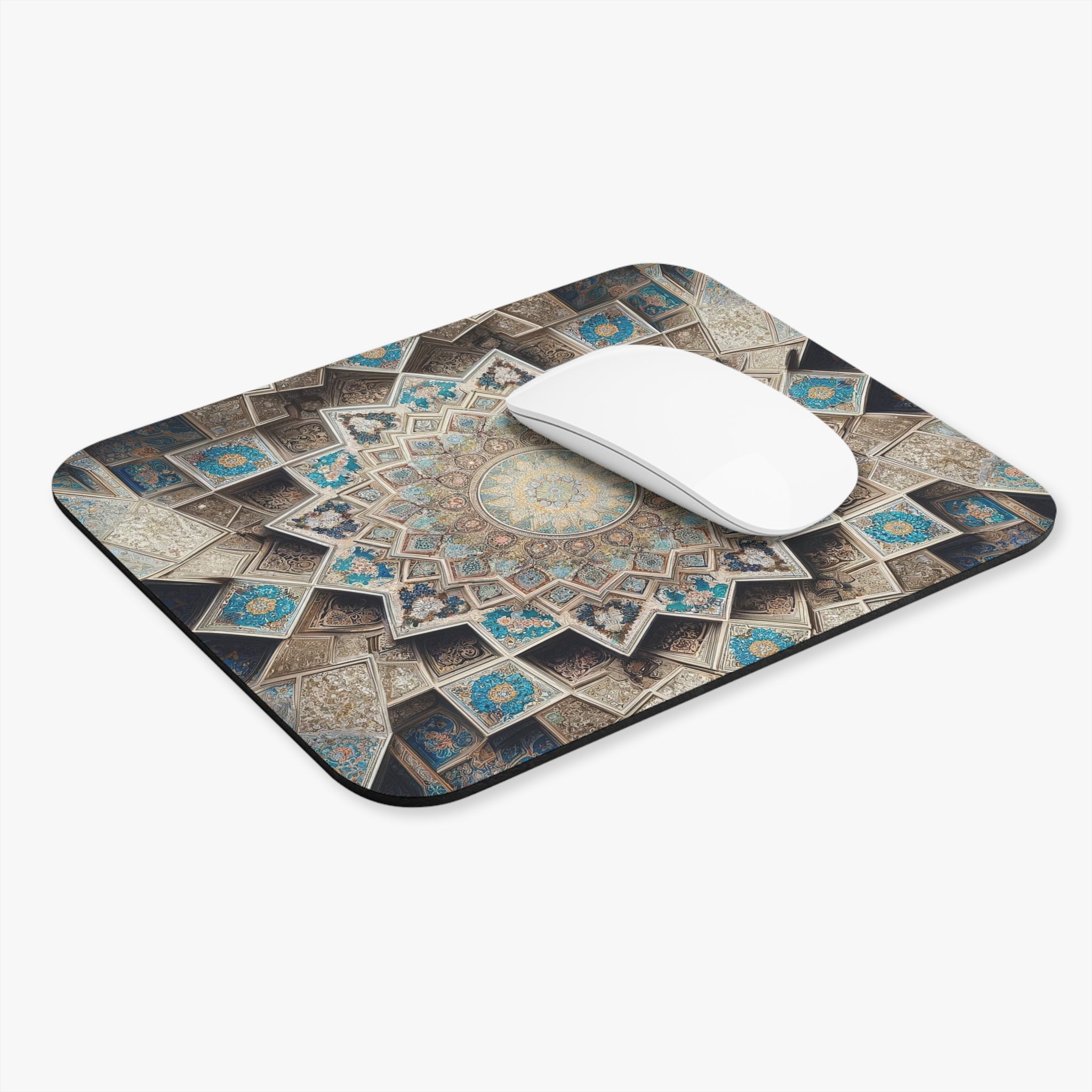 Design inspired by Persian mausoleum ceiling - Mouse Pad (Rectangle)