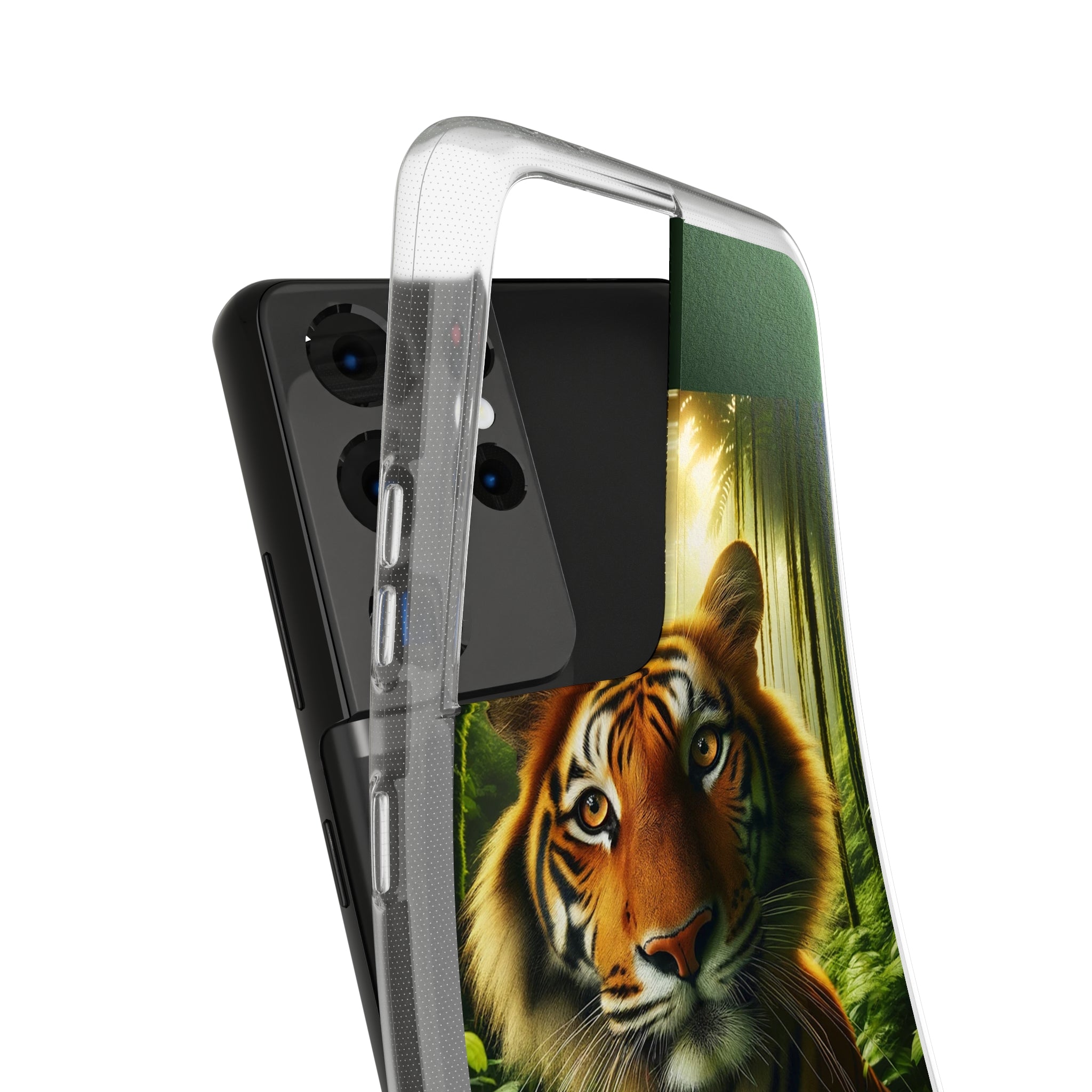 Curious Tiger - Soft Phone Cases