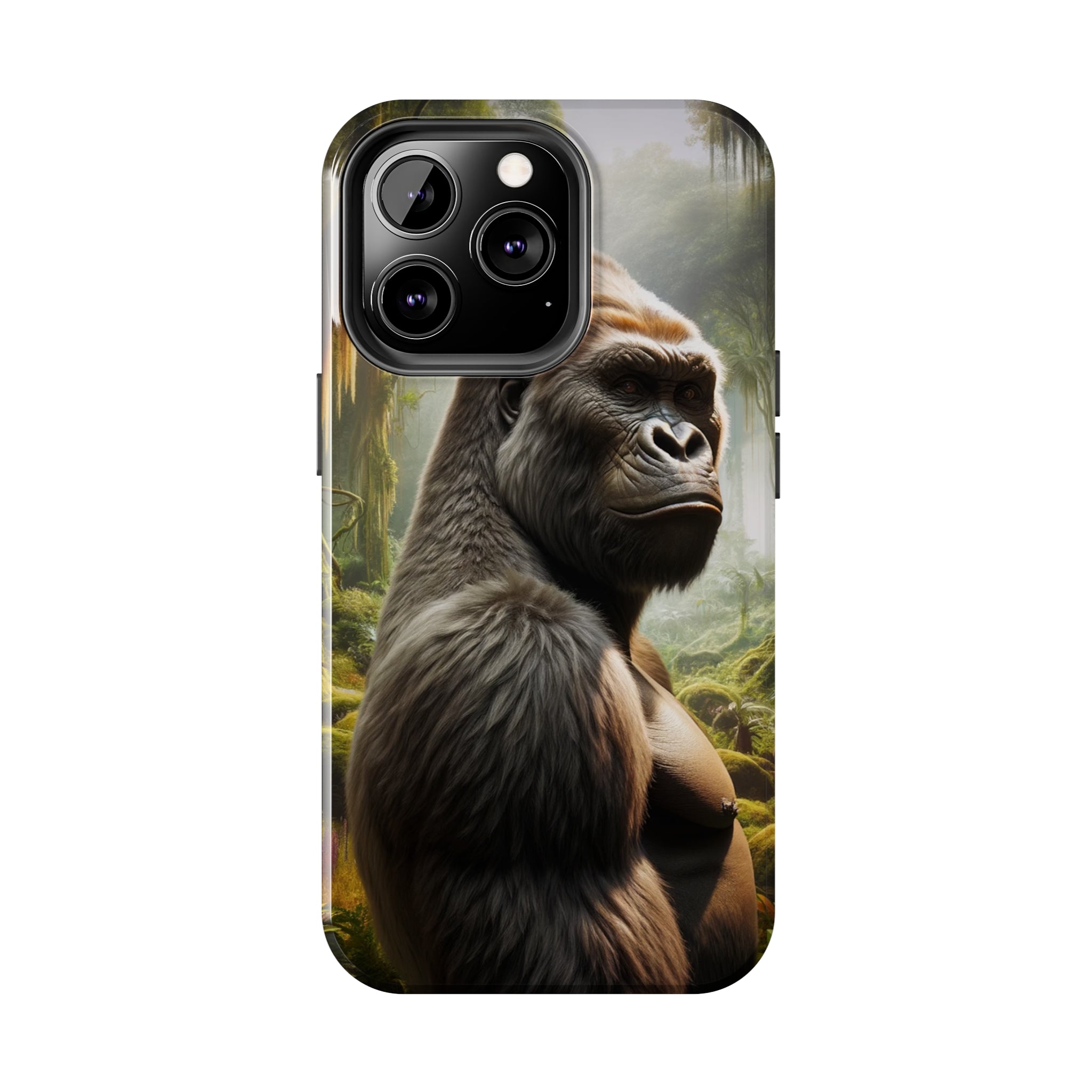 Curious gorilla - Tough Phone Case