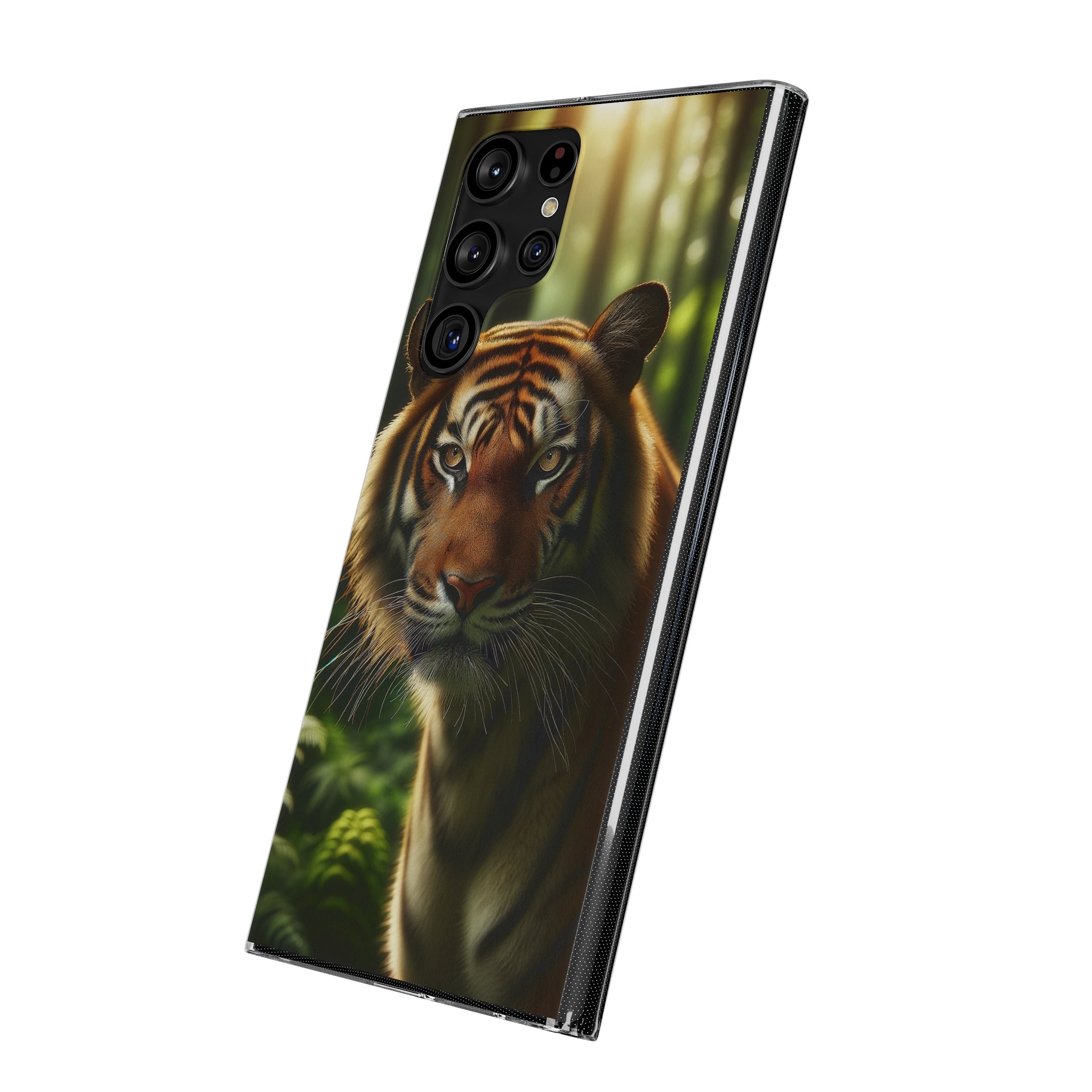 Curious Tiger - Soft Phone Case