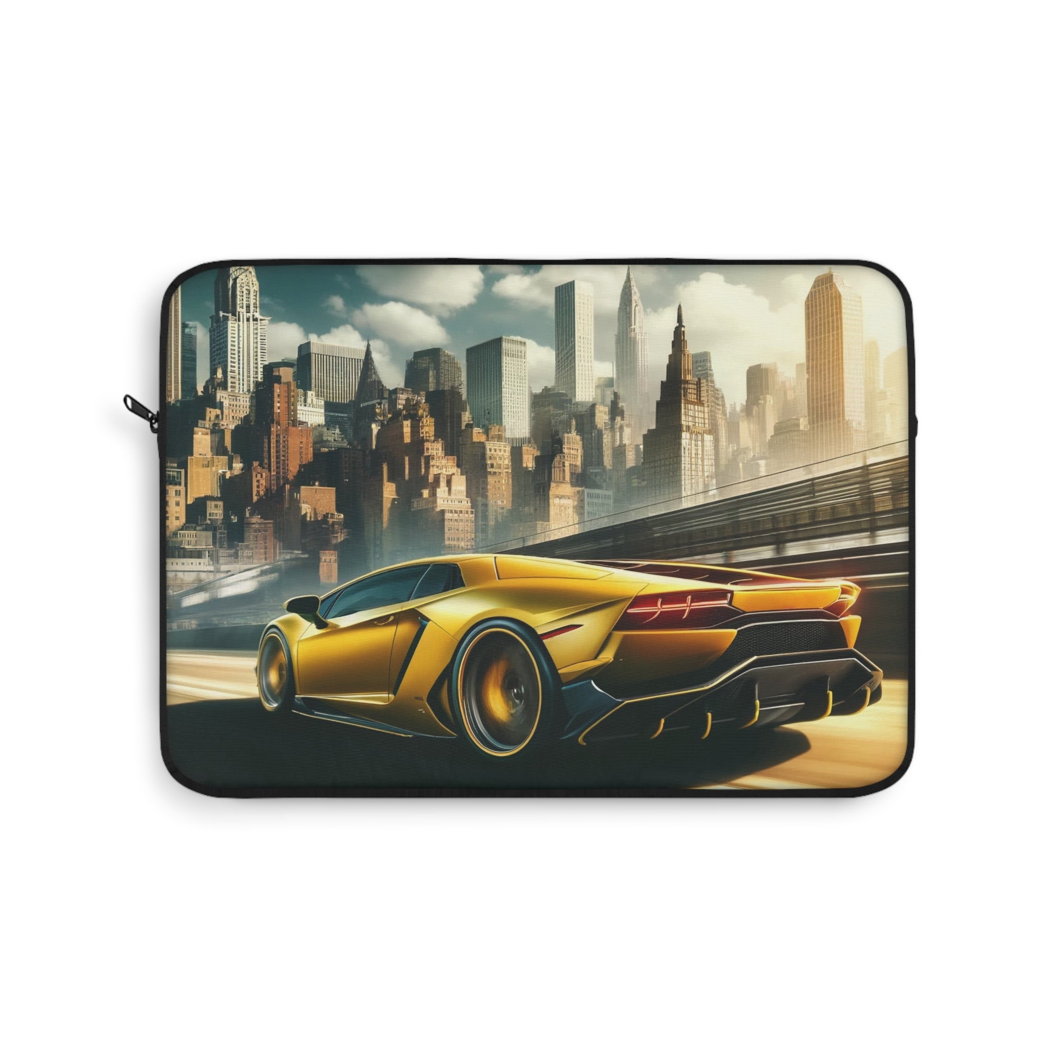 Yellow car in San Fransisco - Laptop Sleeve