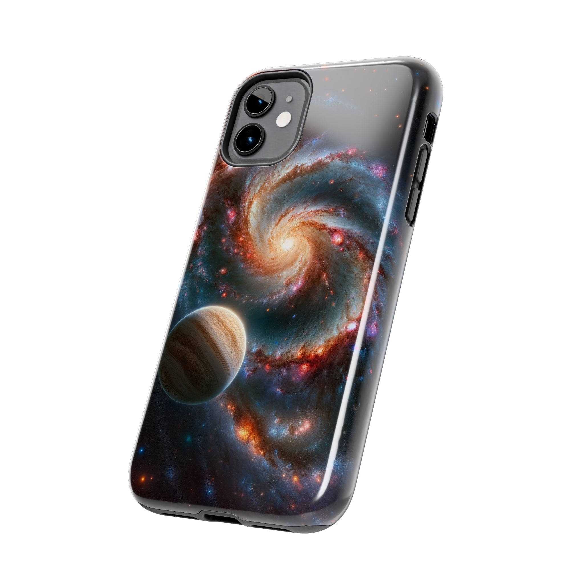 Yellow planet and wormhole - Tough Phone Case