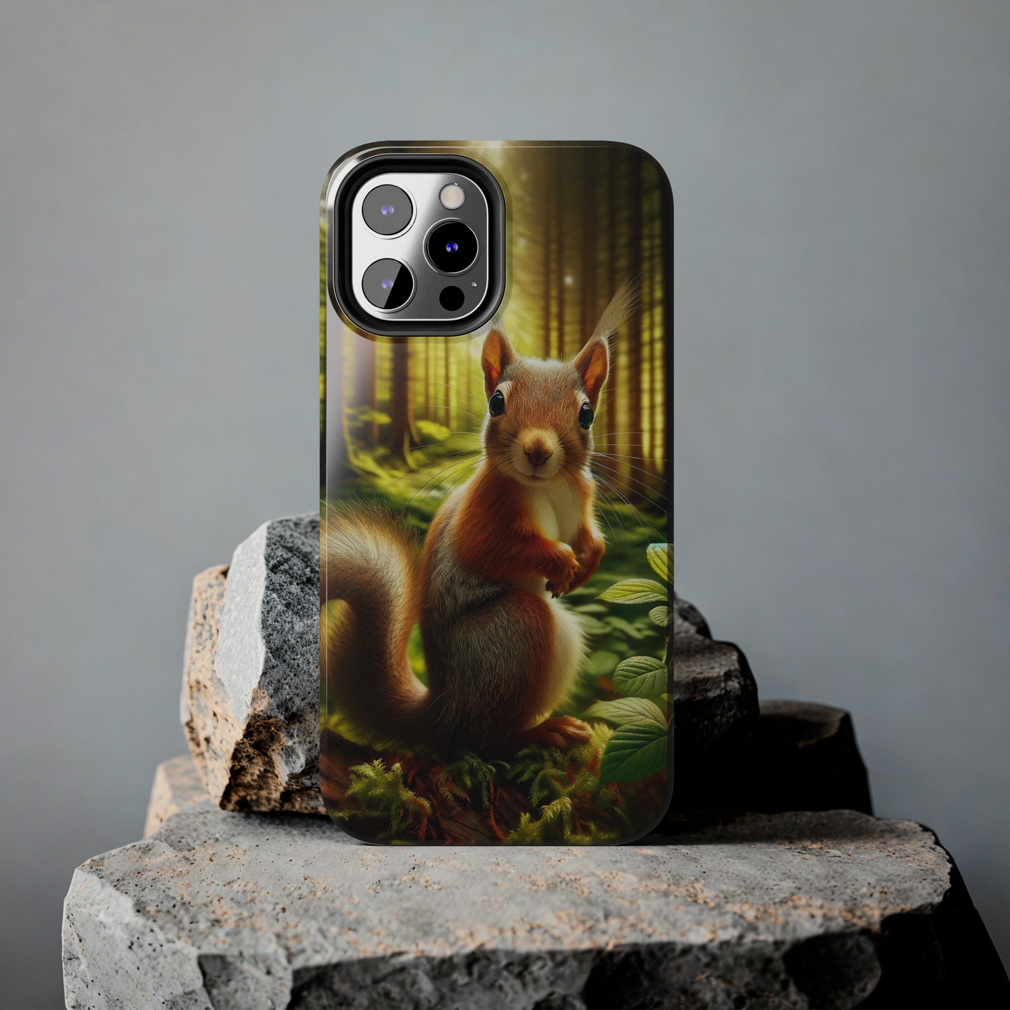 Curious squirrel - Tough Phone Case