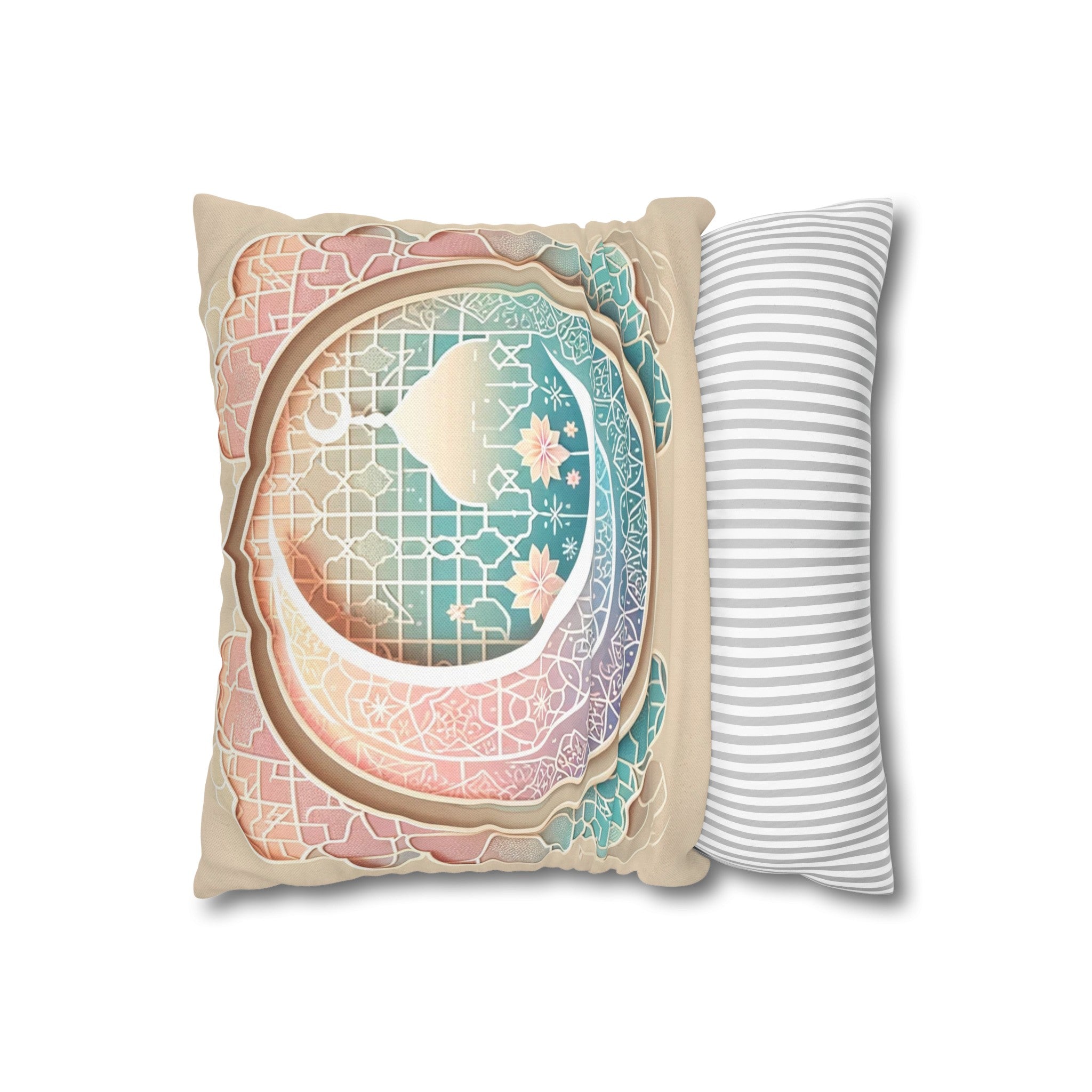 Islamic Art 3 - Polyester Square Pillowcase