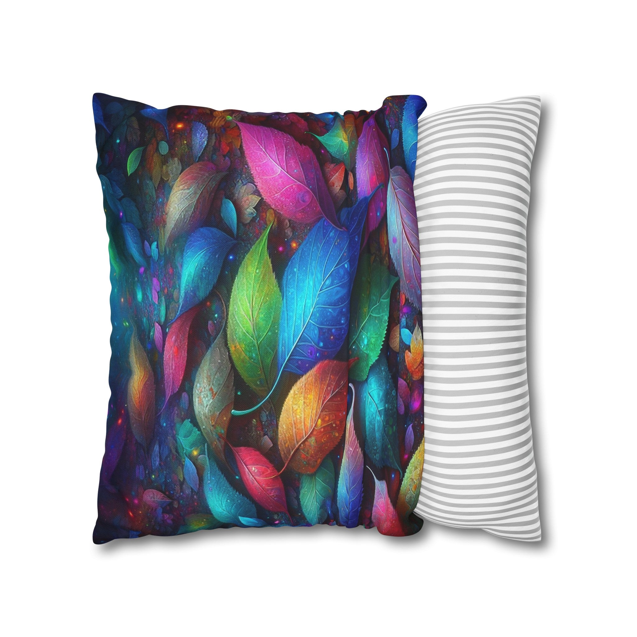 Magical Leaves 3 - Polyester Square Pillowcase