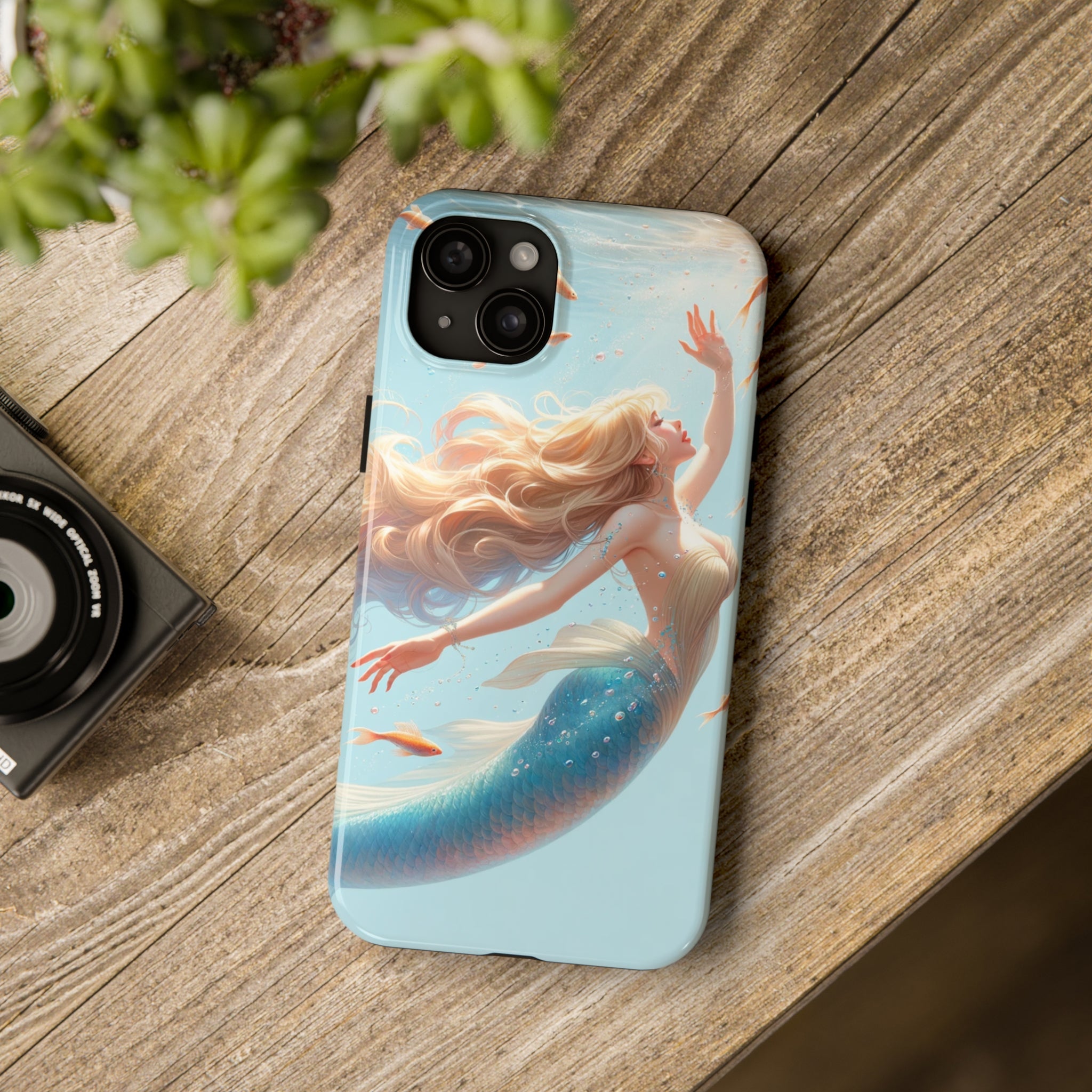 Blond mermaid - Tough Phone Case