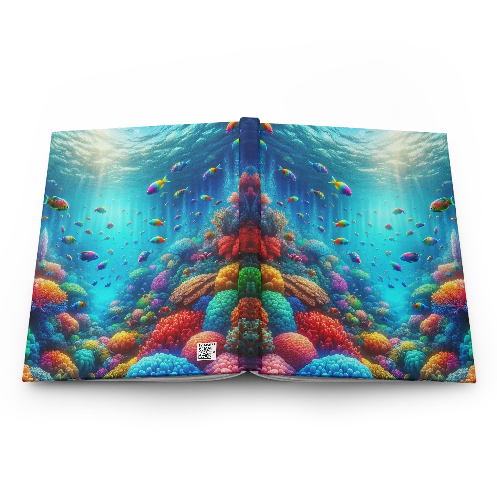 Colourful fish - Hardcover Notebook