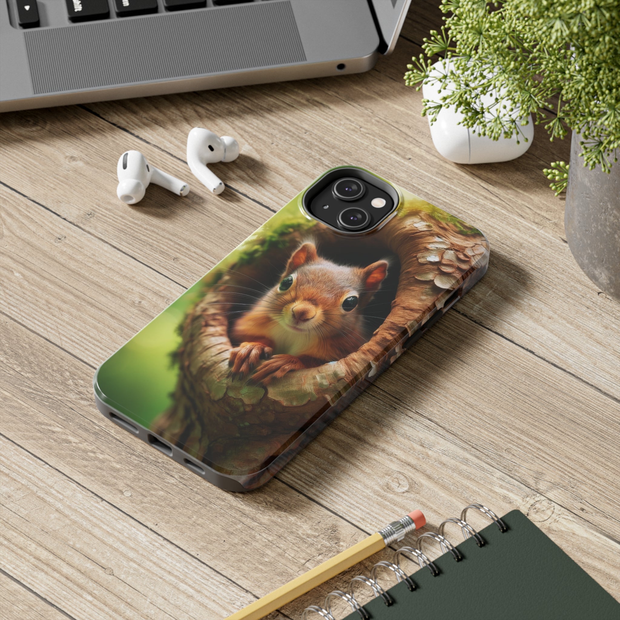 Squirrel in a tree - Tough Phone Case