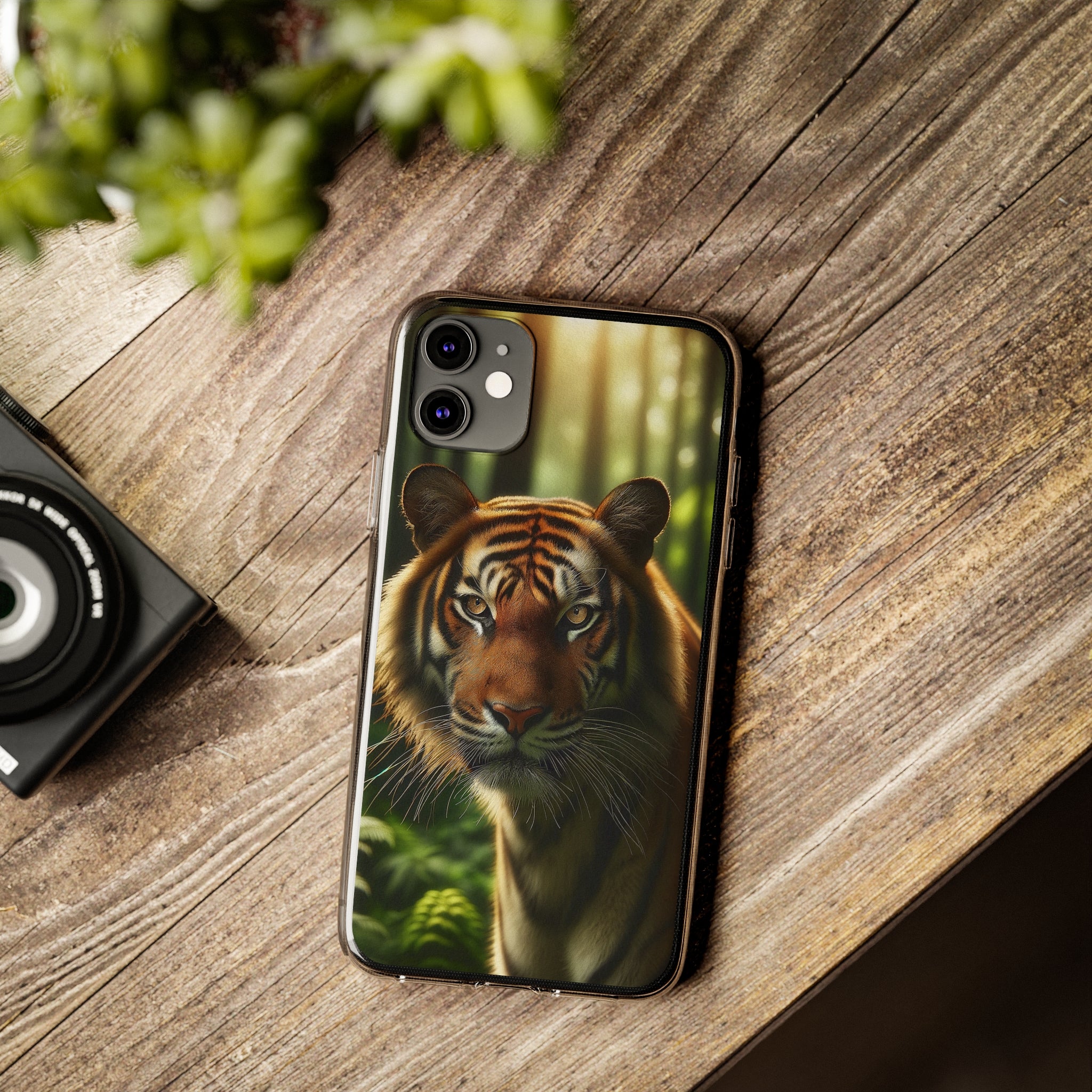 Curious Tiger - Soft Phone Case