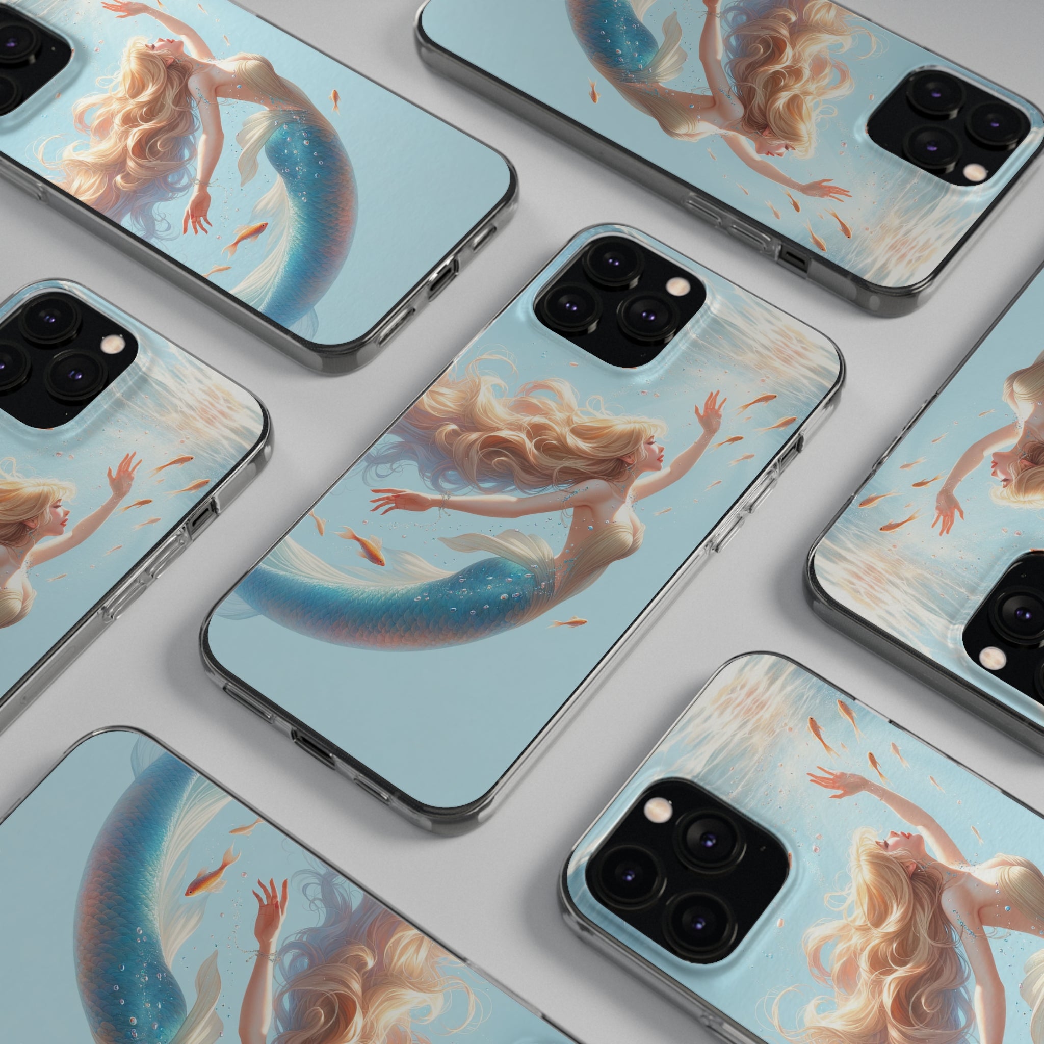 Blond Mermaid - Soft Phone Case