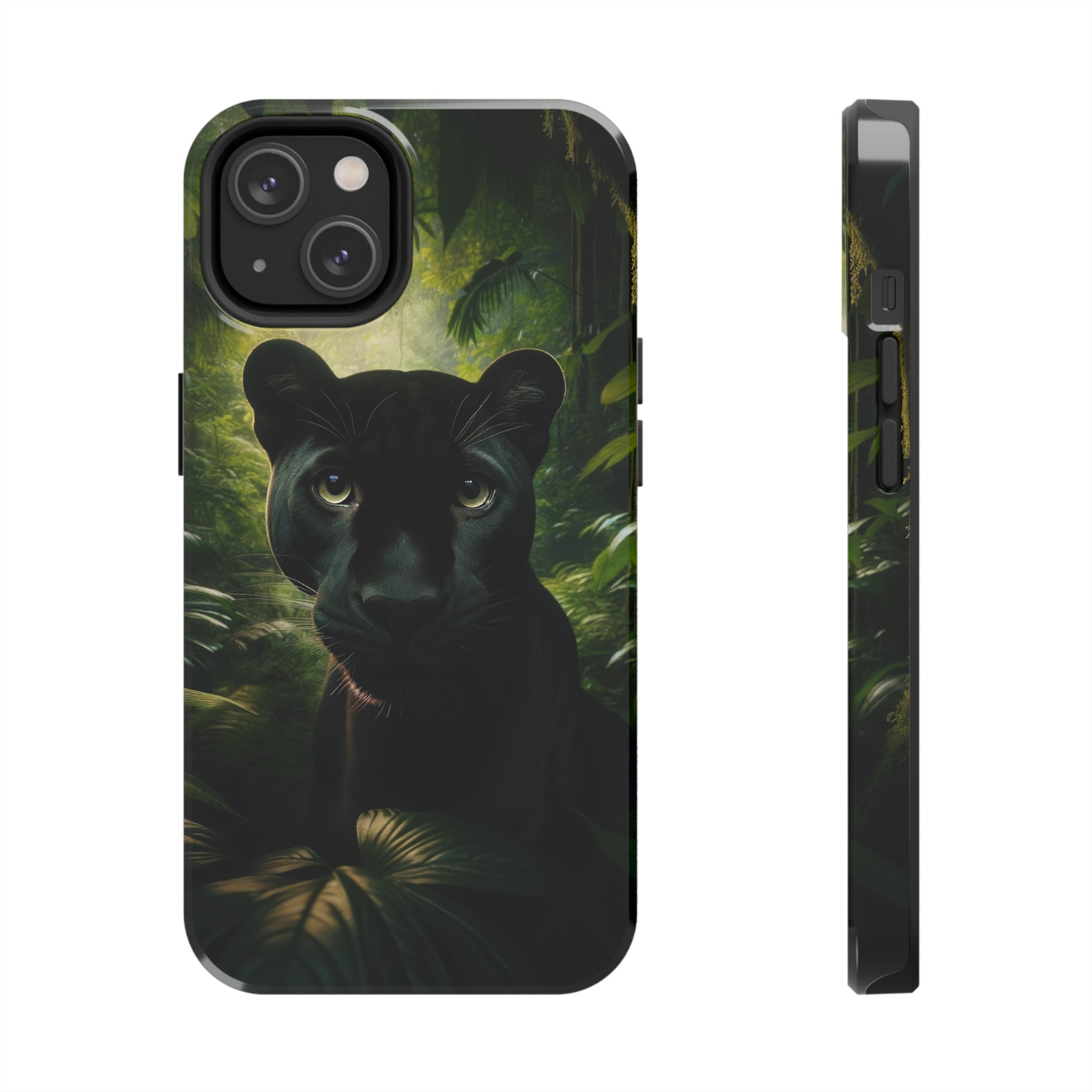 Curious black panther - Tough Phone Case