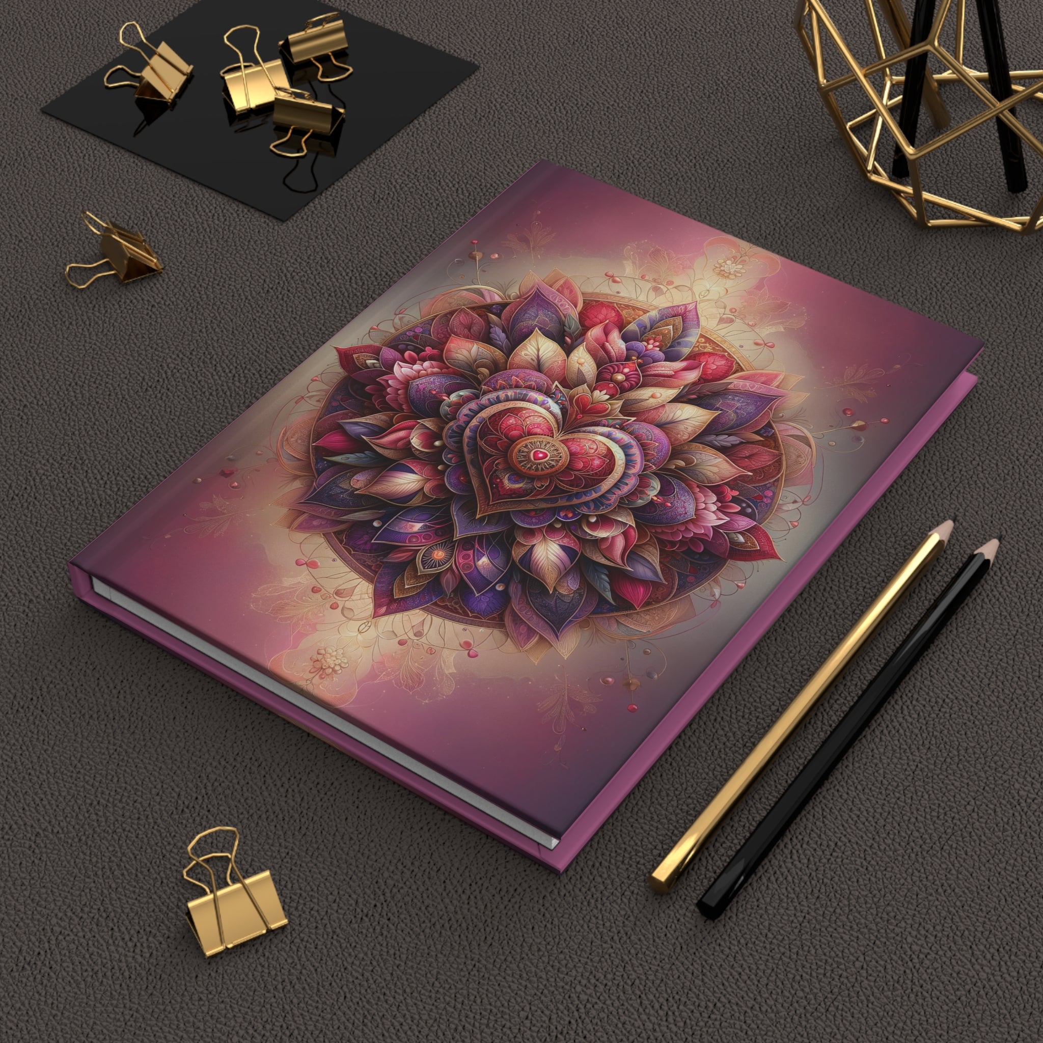 Pink Mandala - Hardcover Notebook