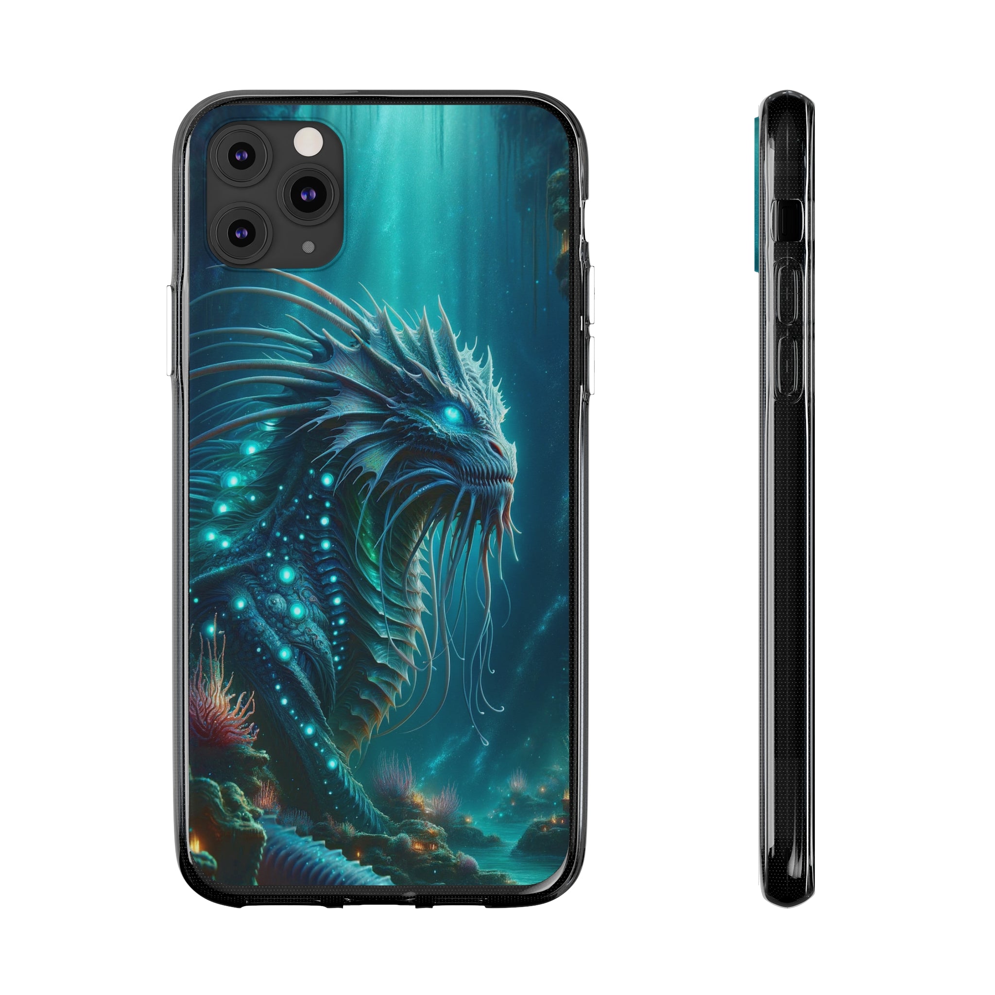 Sea monster - Soft Phone Case