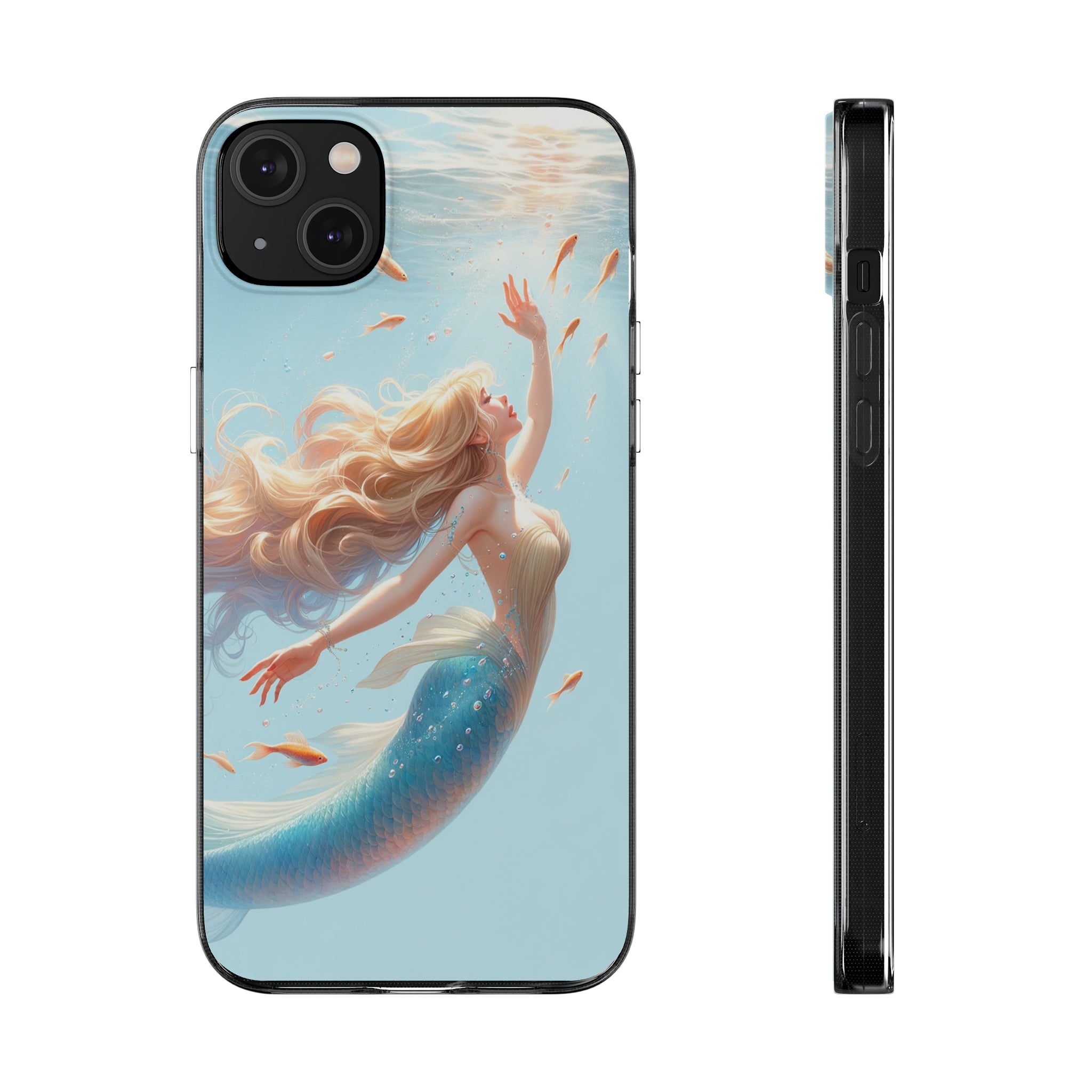 Blond Mermaid - Soft Phone Case