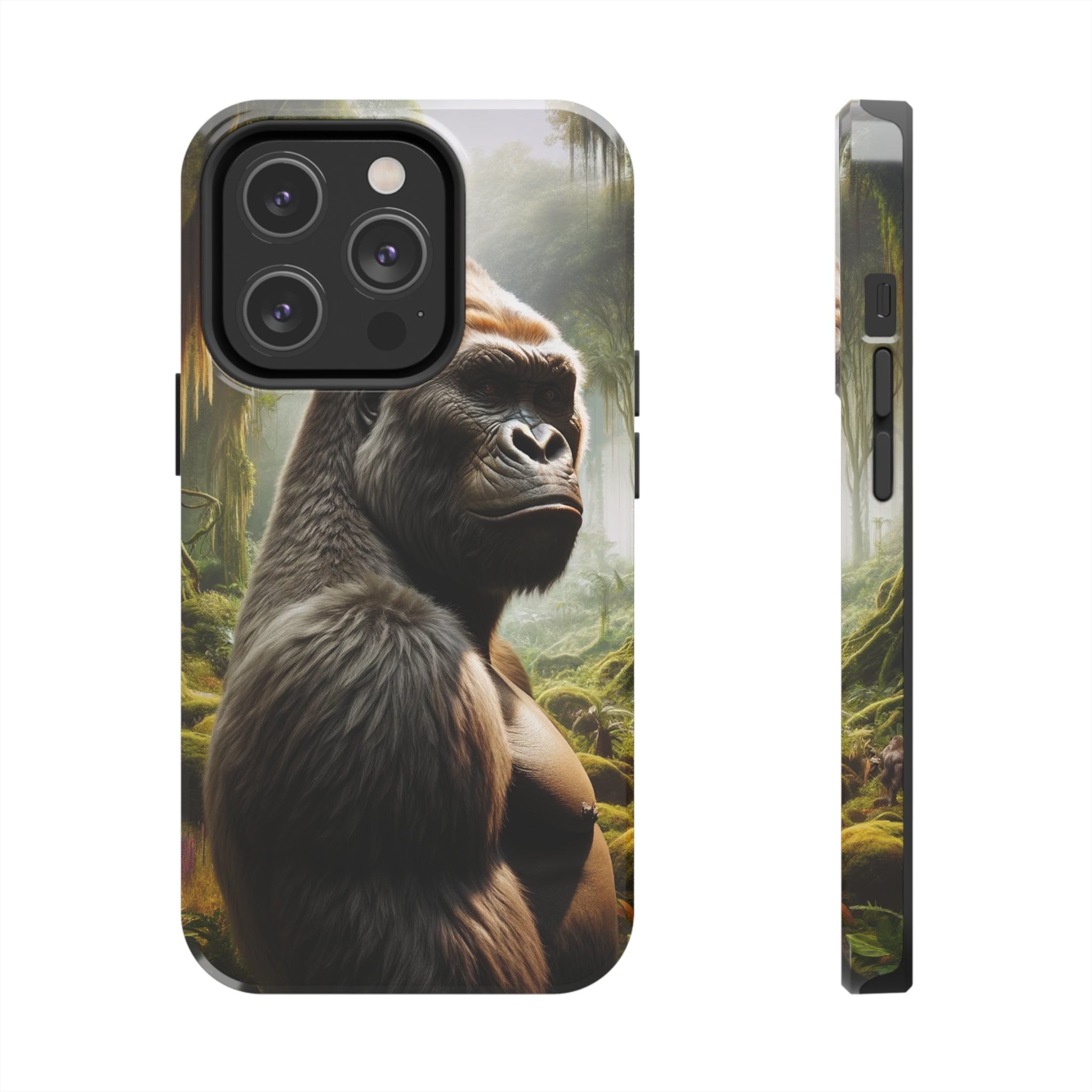 Curious gorilla - Tough Phone Case