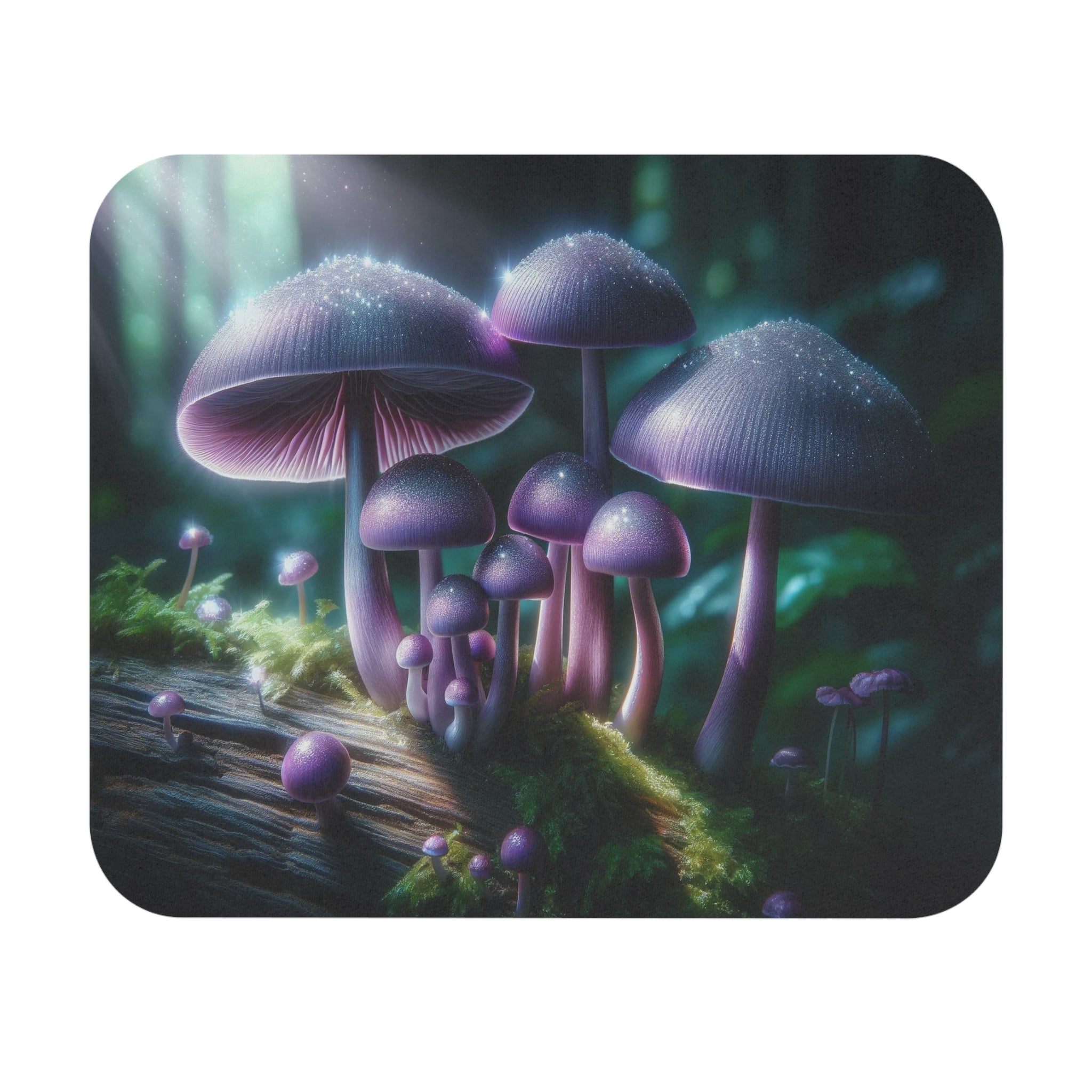 Lavender mushrooms - Mouse Pad (Rectangle)