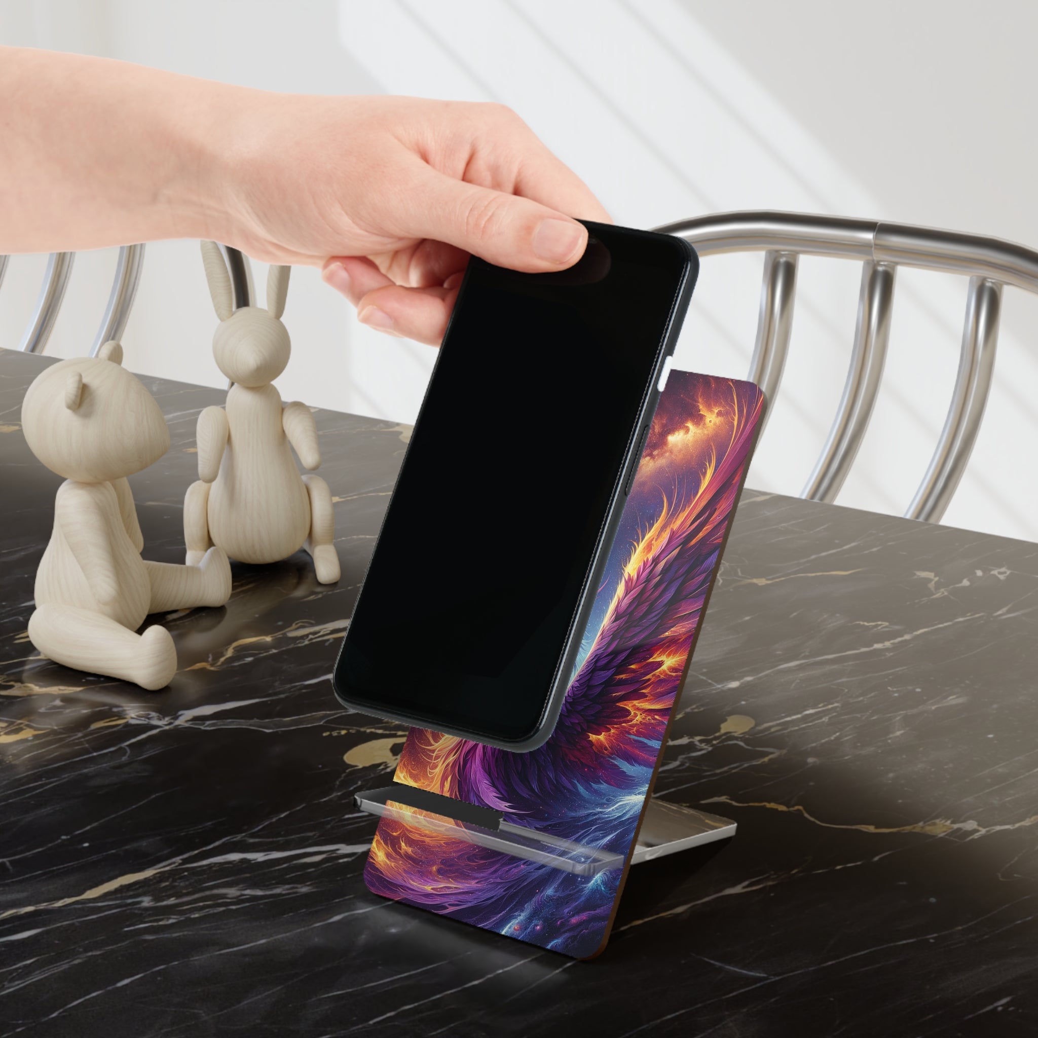 Purple Phoenix - Smartphone Stand