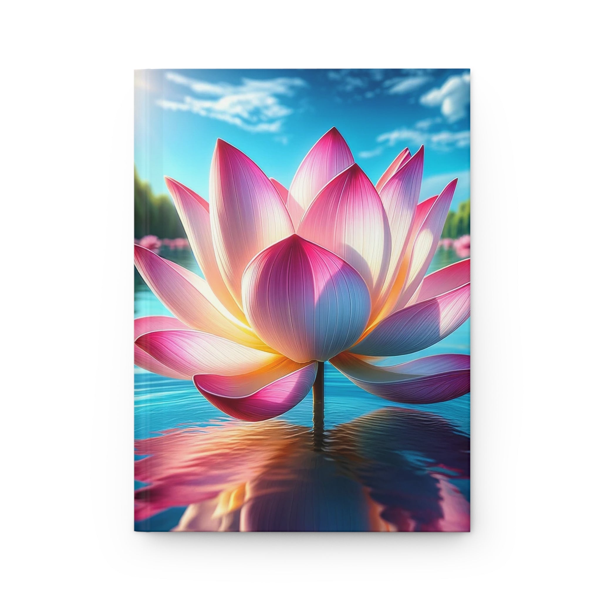 Lotus flower - Hardcover Notebook