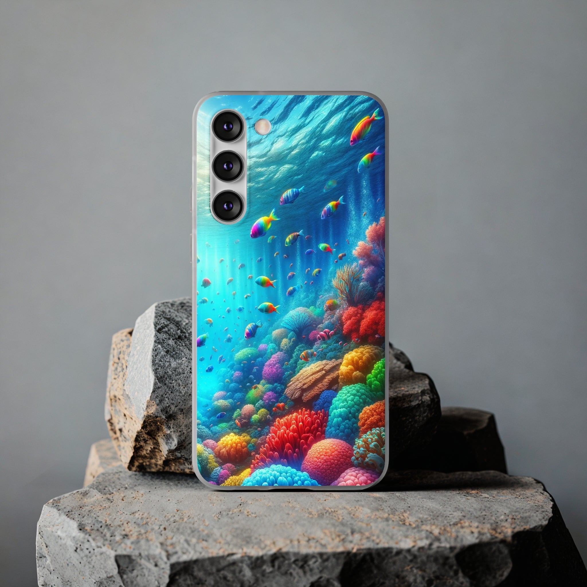 Colourful fish - Flexi Case (Samsung only)