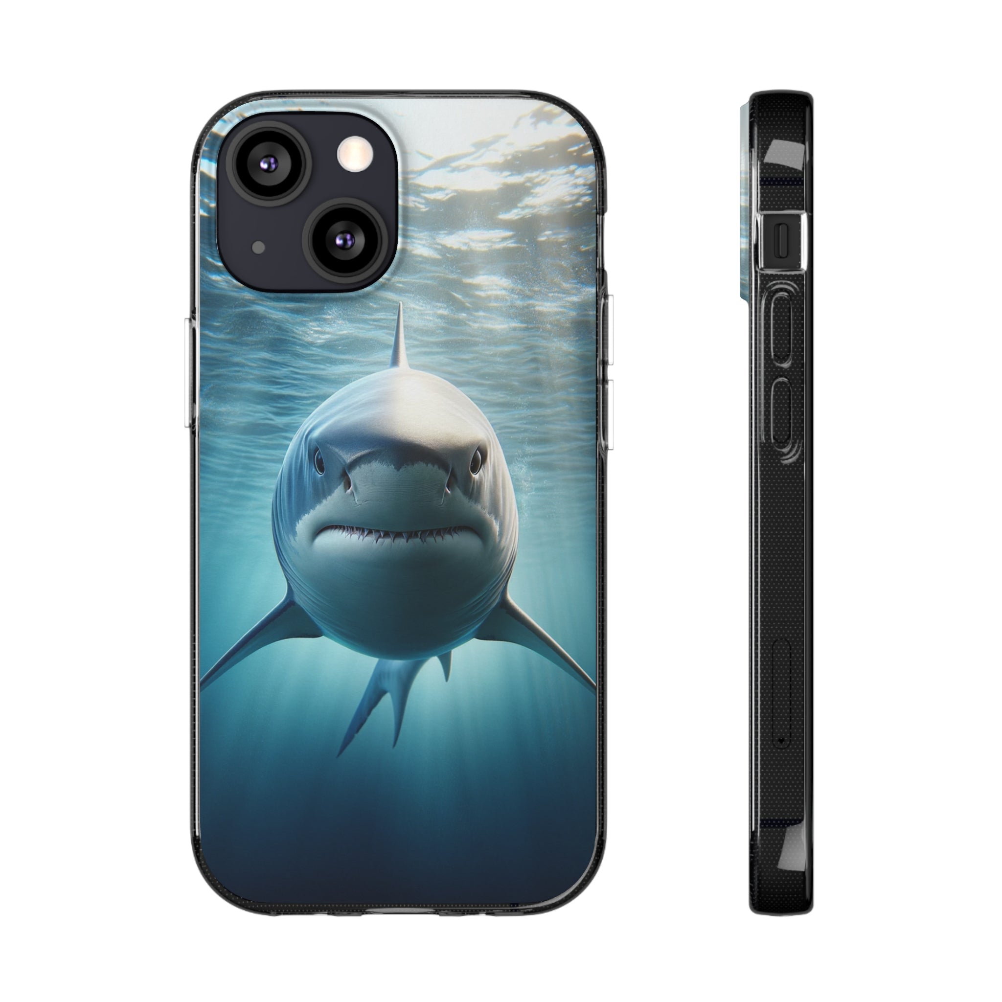 Curious Shark - Soft Phone Case