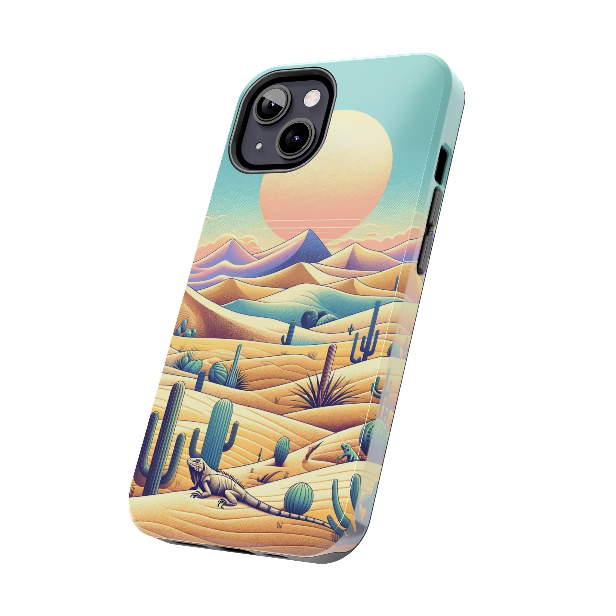 Iguana in the desert 2 - Tough Phone Case