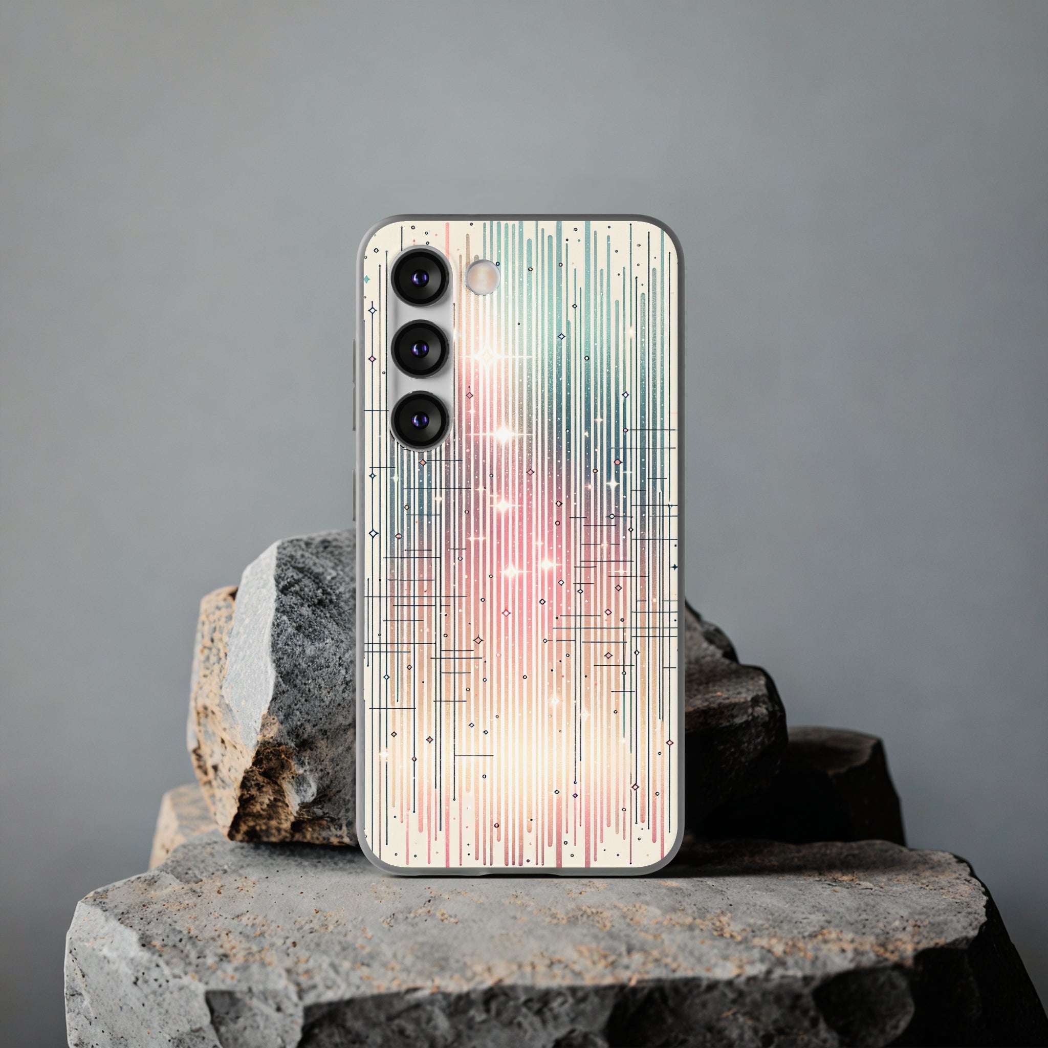 Pastel Lines- Flexi Case (Samsung only)