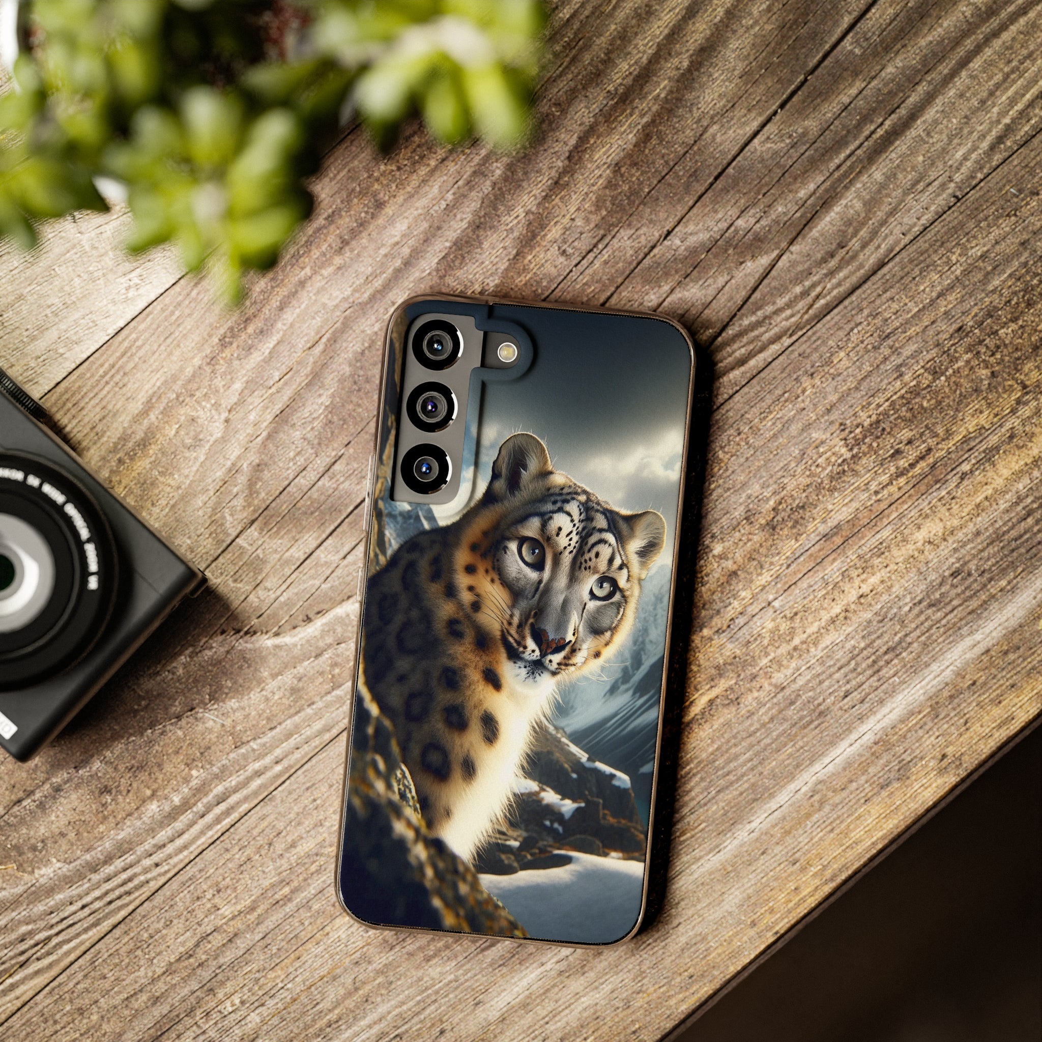 Snow Leopard - Soft Phone Case