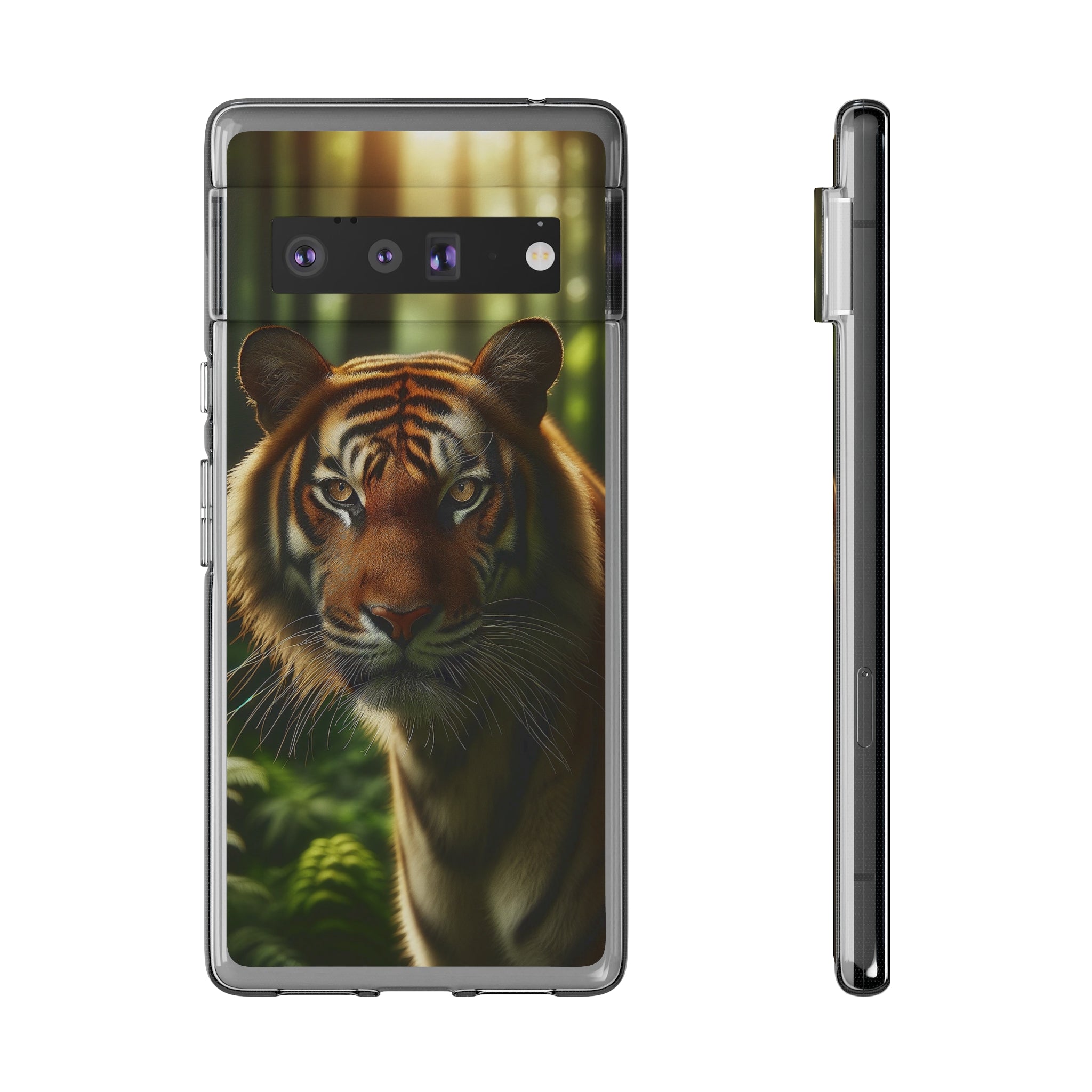 Curious Tiger - Soft Phone Case