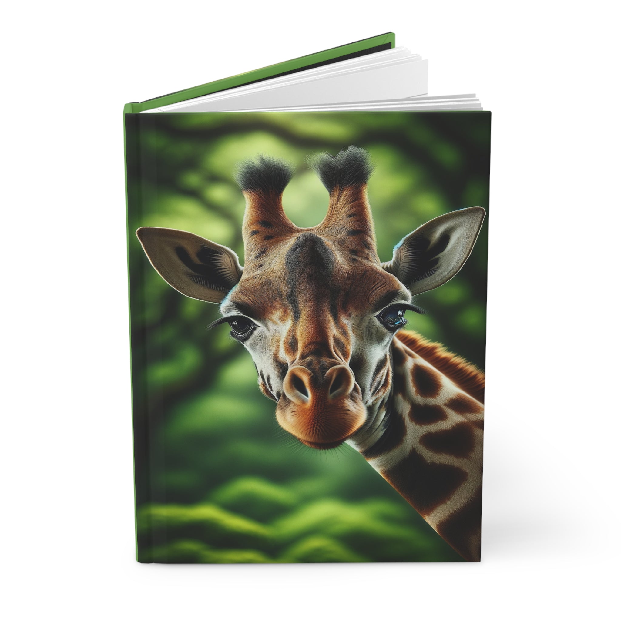 A curious giraffe 1 - Hardcover Notebook