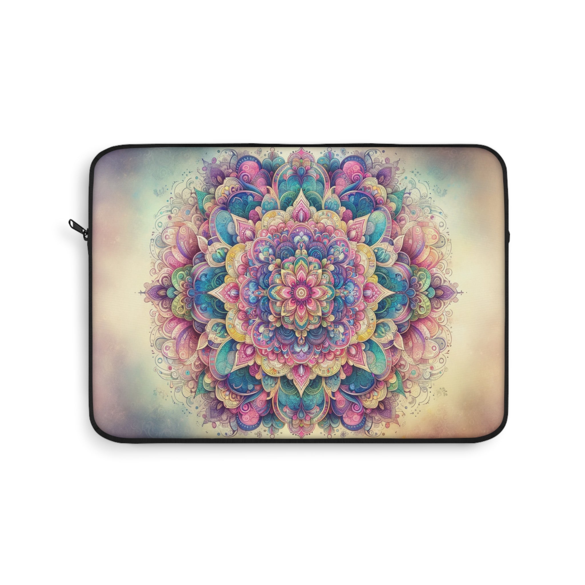 Pastel coloured Mandala - Laptop Sleeve