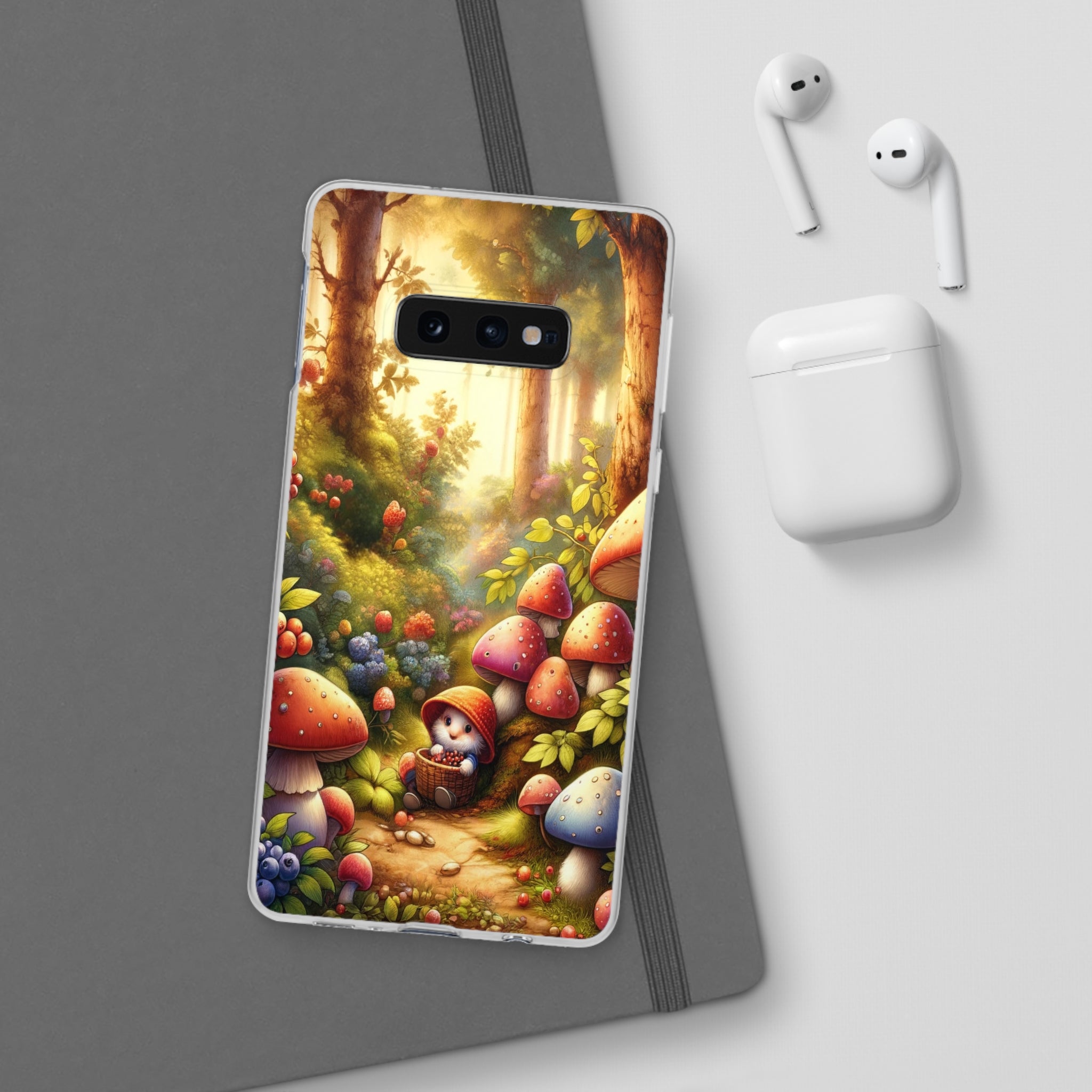 Gnome and mushrooms - Flexi Case (Samsung only)