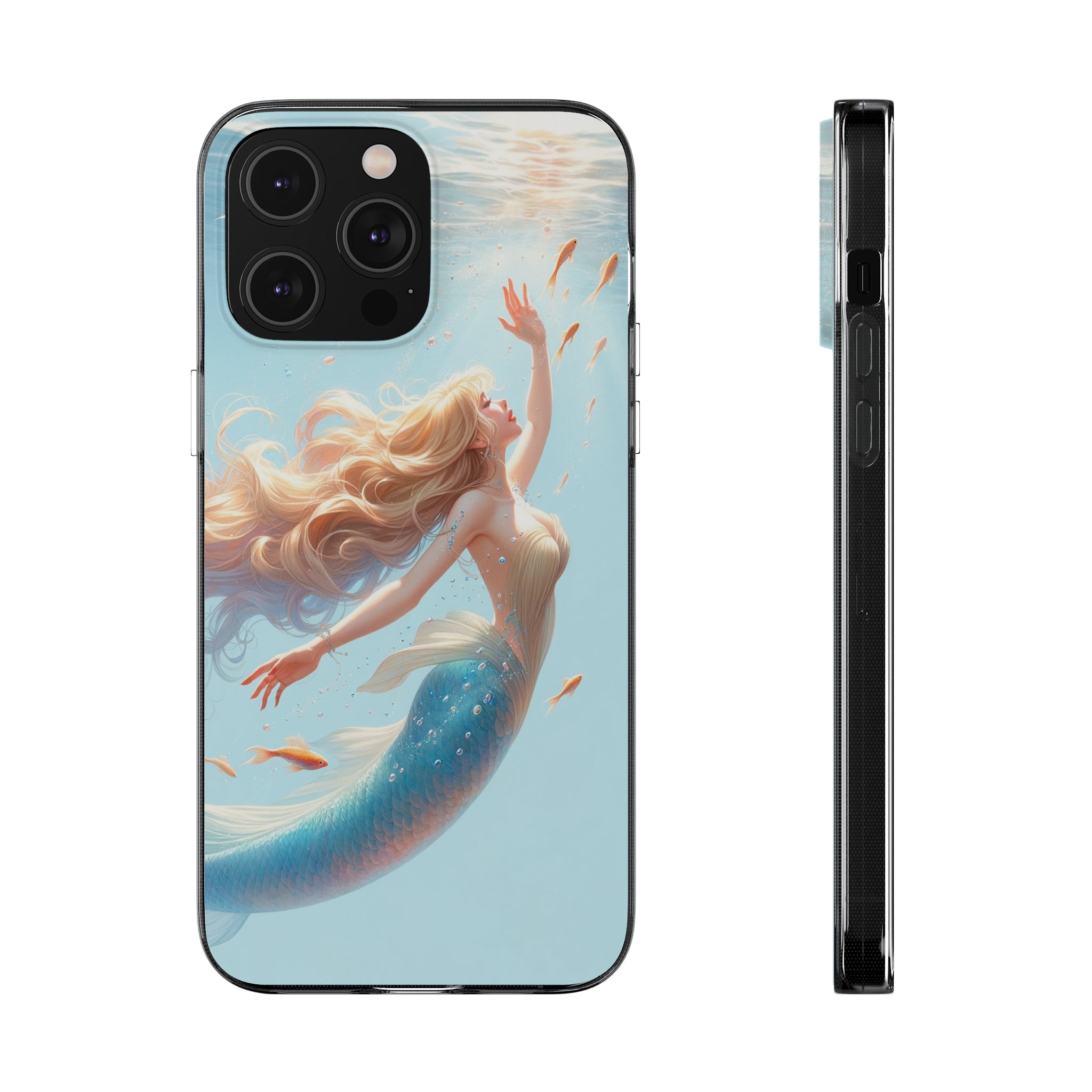 Blond Mermaid - Soft Phone Case