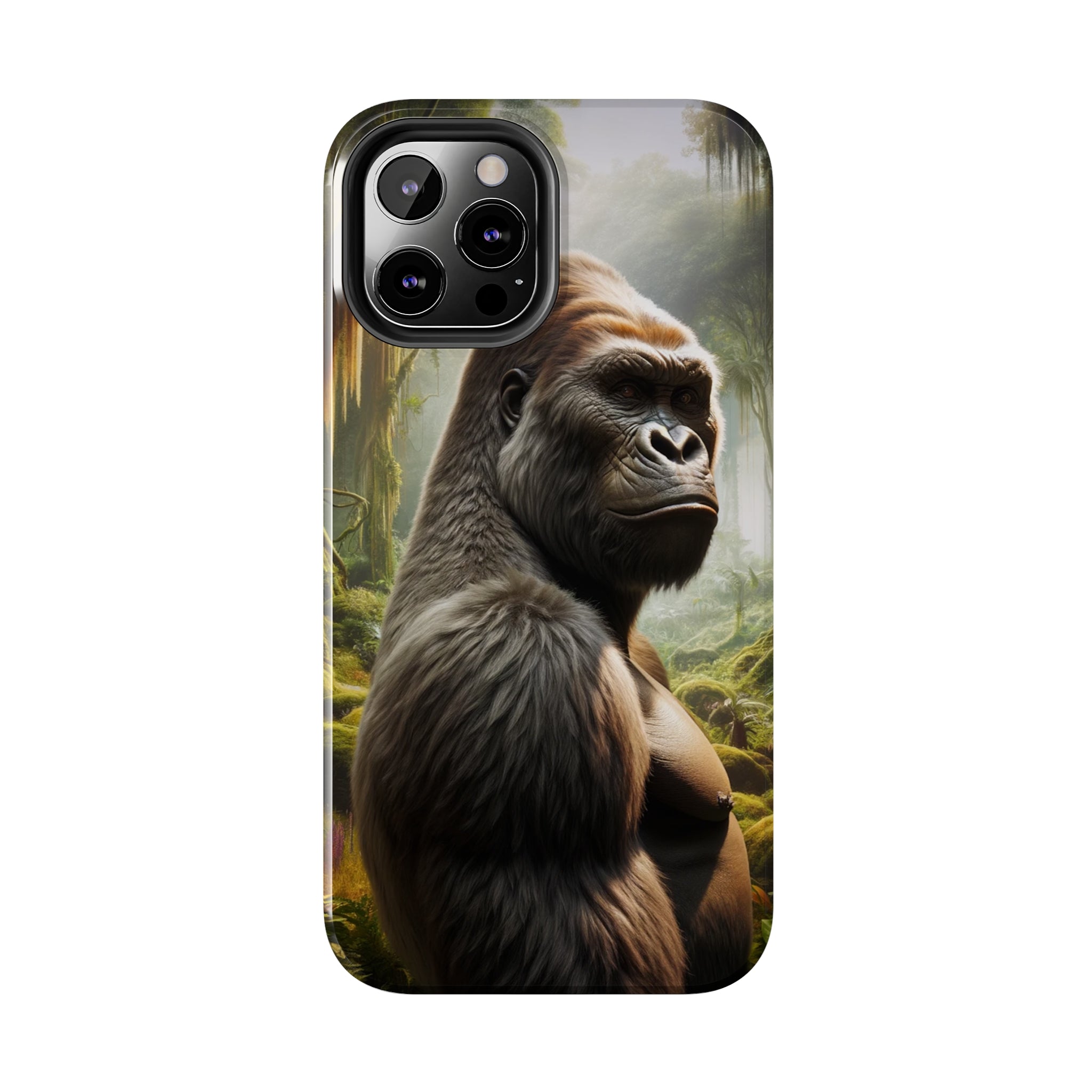 Curious gorilla - Tough Phone Case