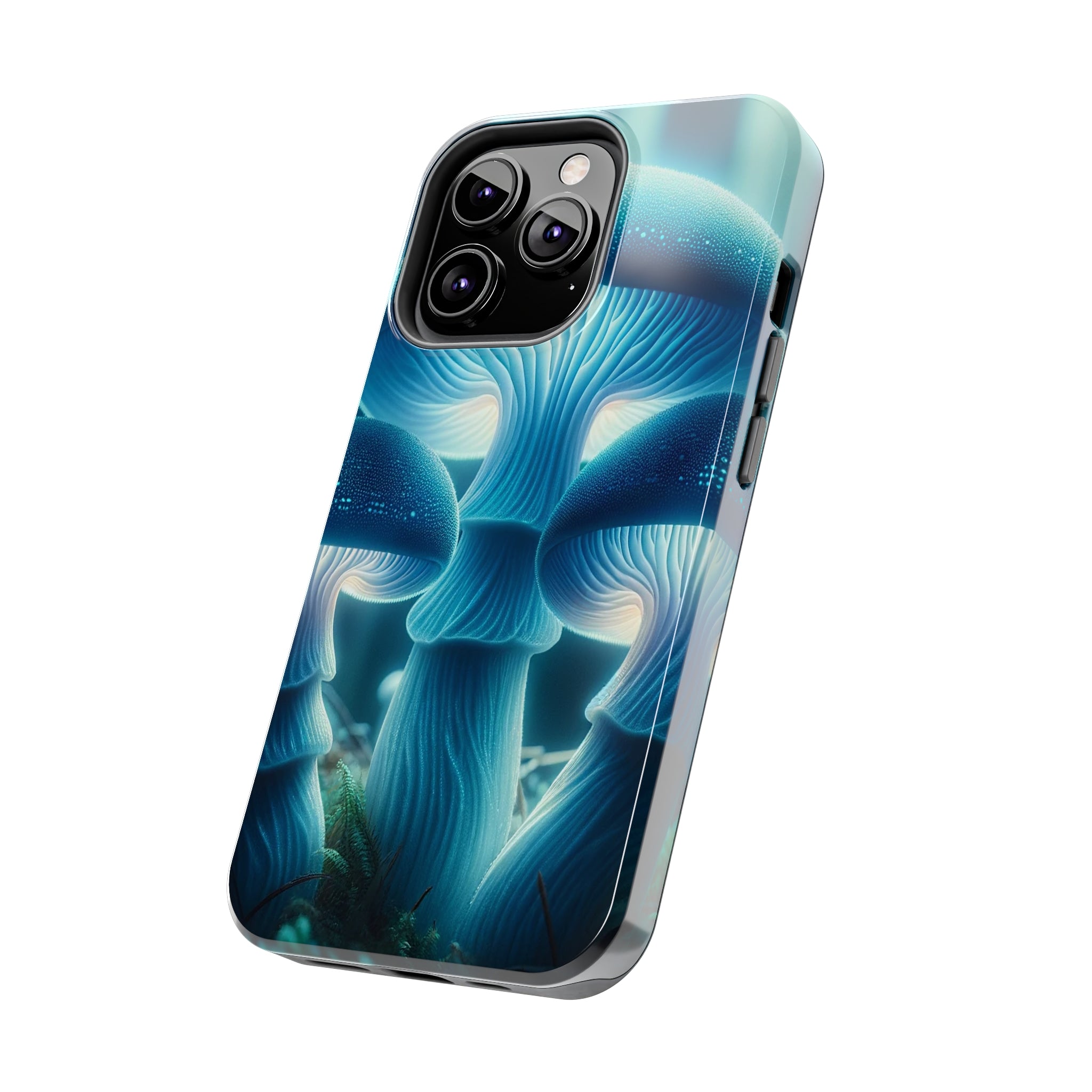 Blue Mushrooms - Tough Phone Case