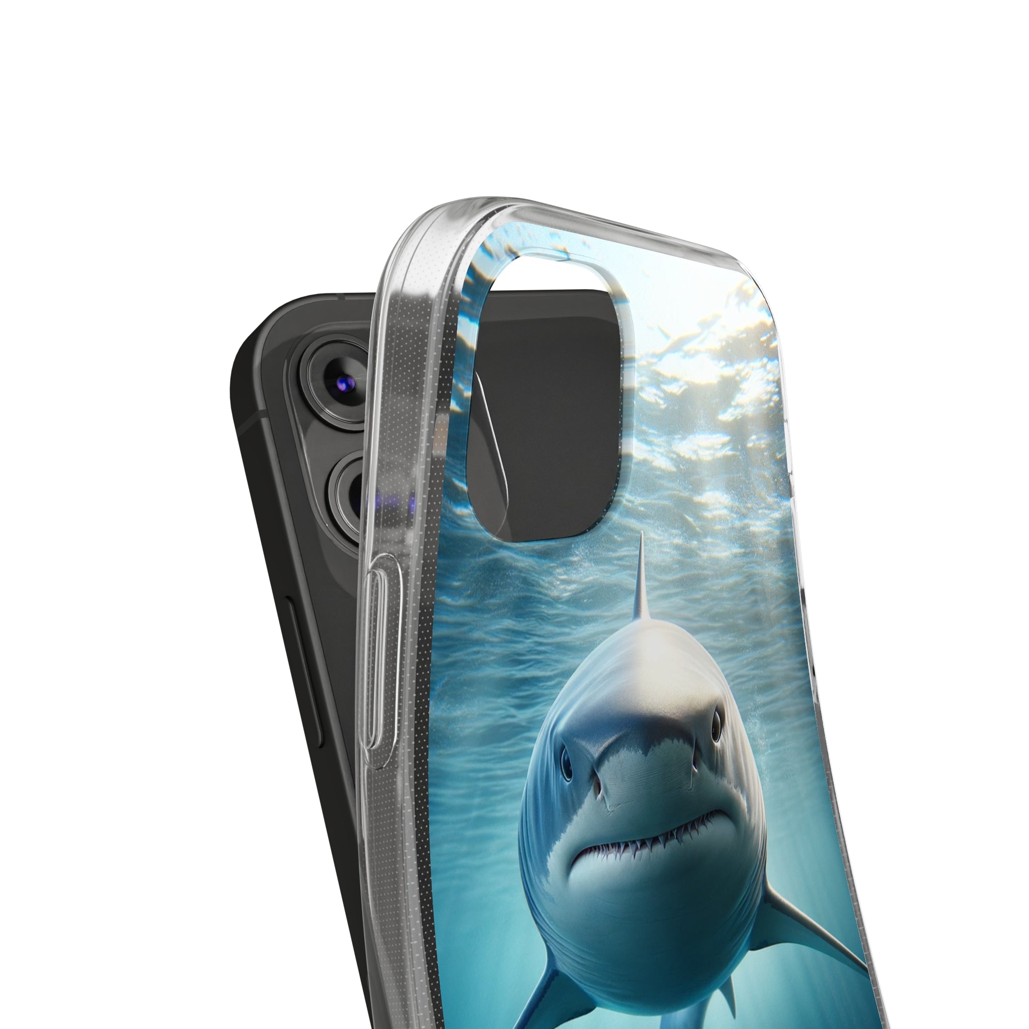 Curious Shark - Soft Phone Case