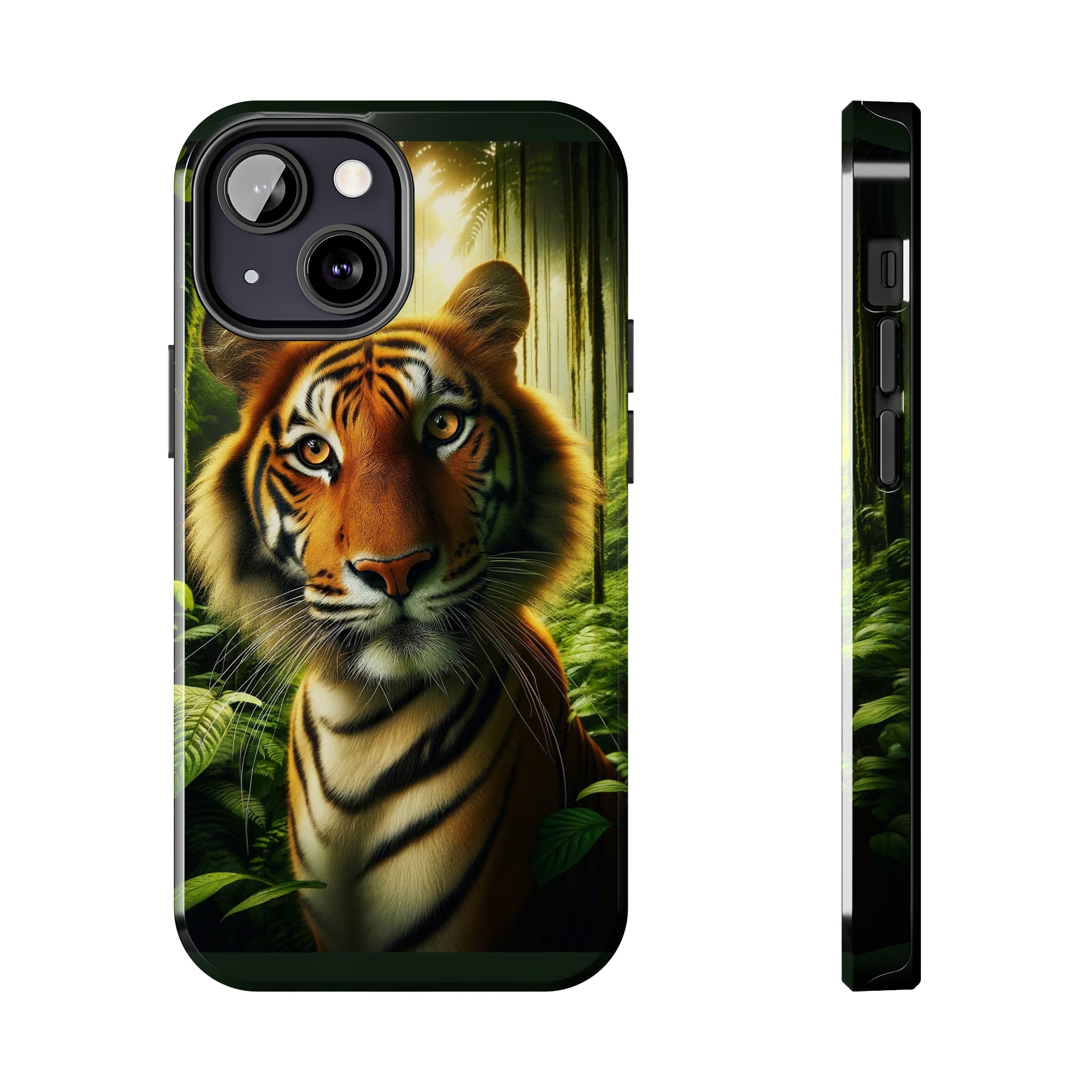 Curious Tiger - Tough Phone Case