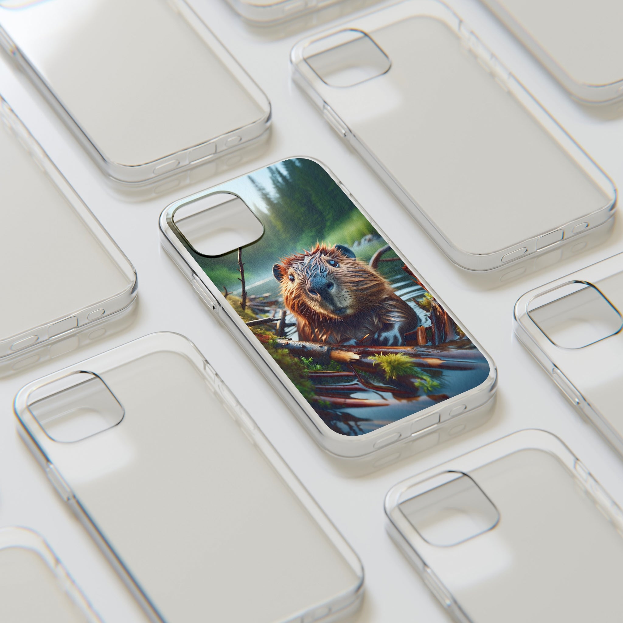 Curious Beaver - Soft Phone Case