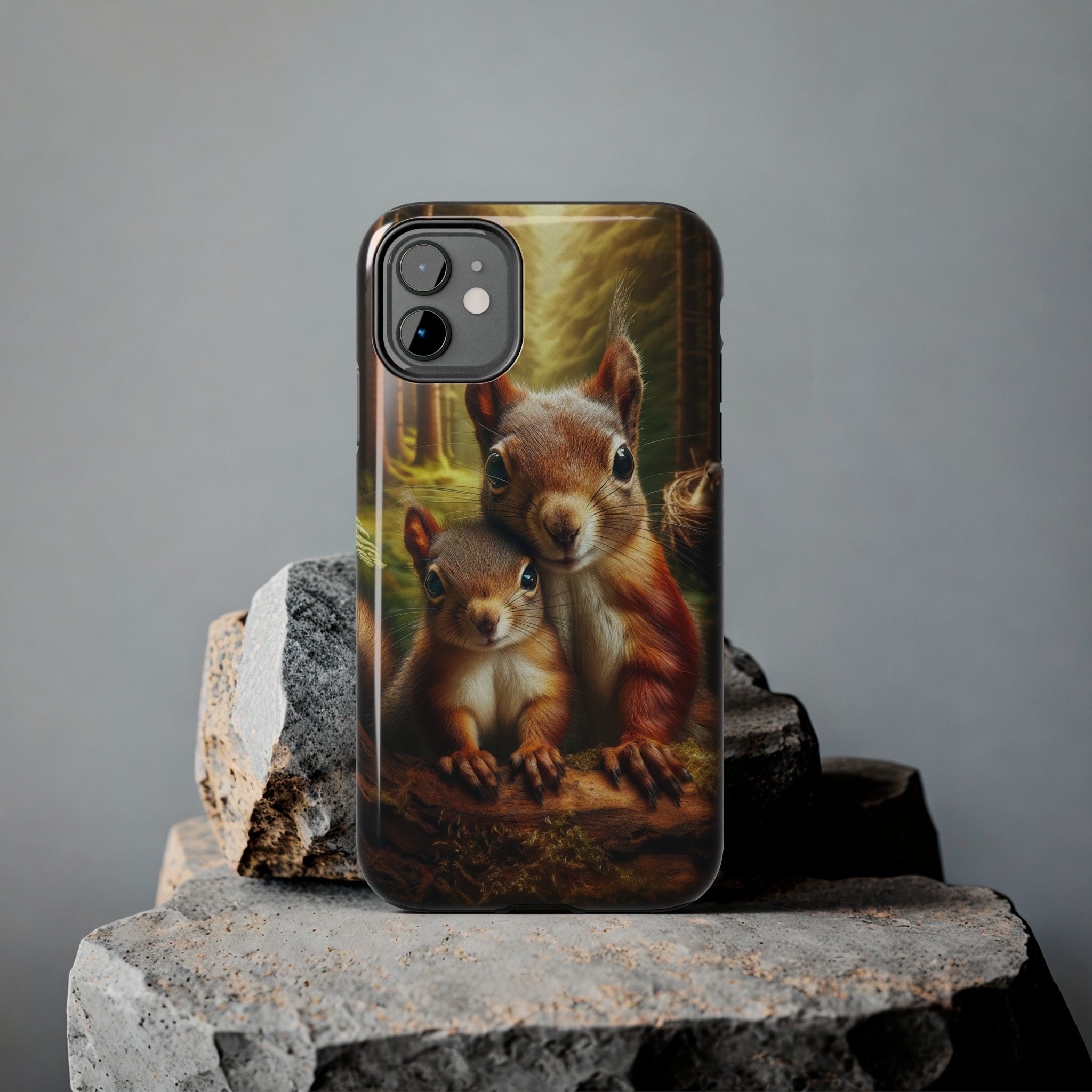 Two squirrels - Tough Phone Case